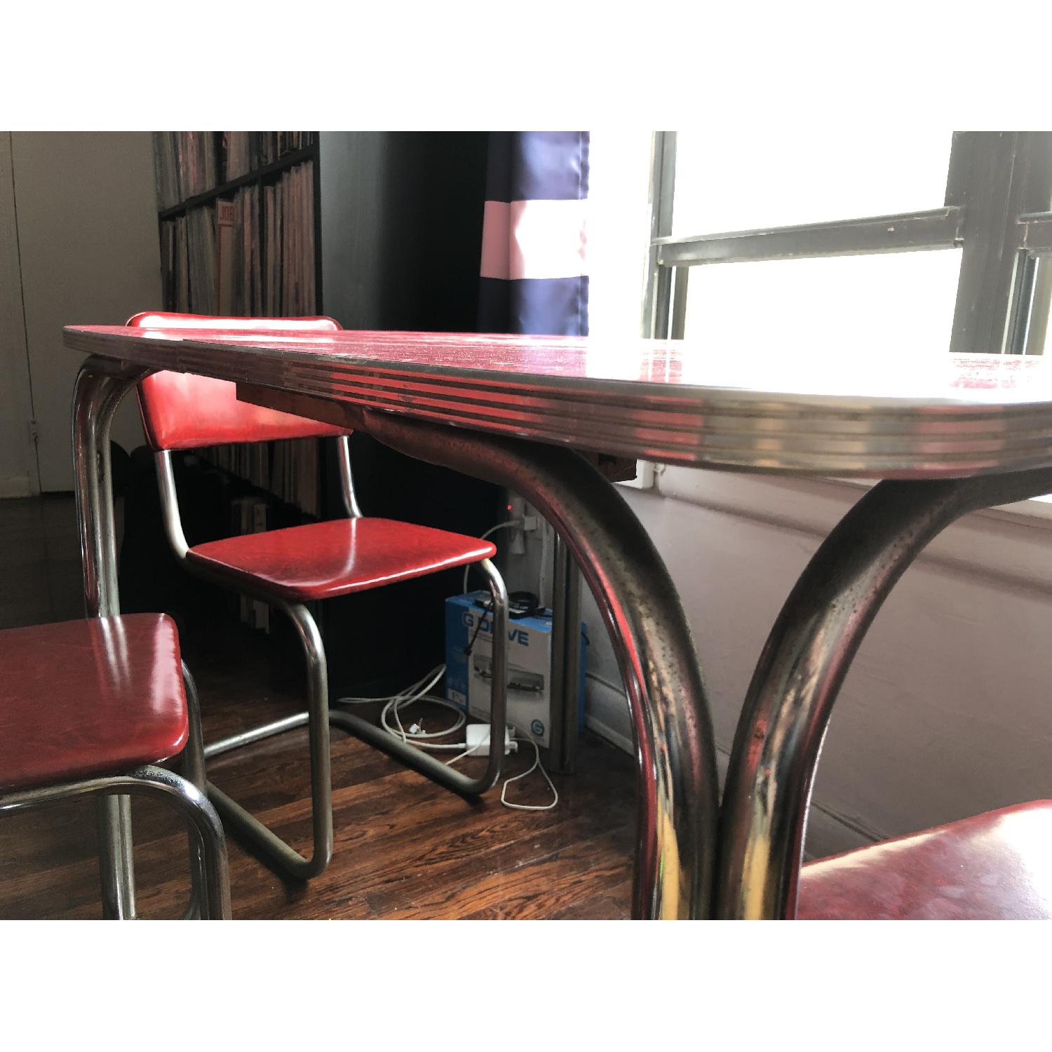 Vintage Formica & Chrome 5-Piece Dining Set - image-3