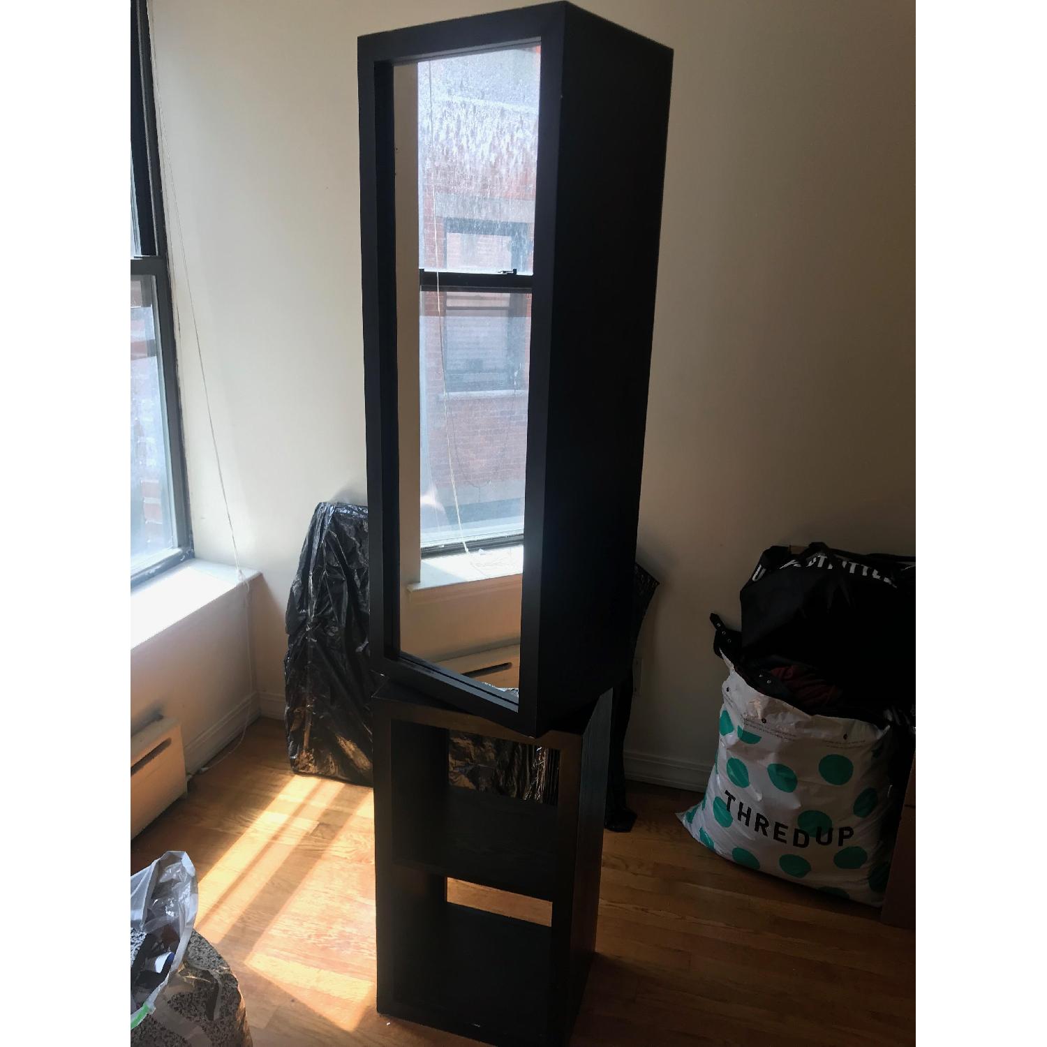 Revolving Mirrored Storage Display Tower - image-3