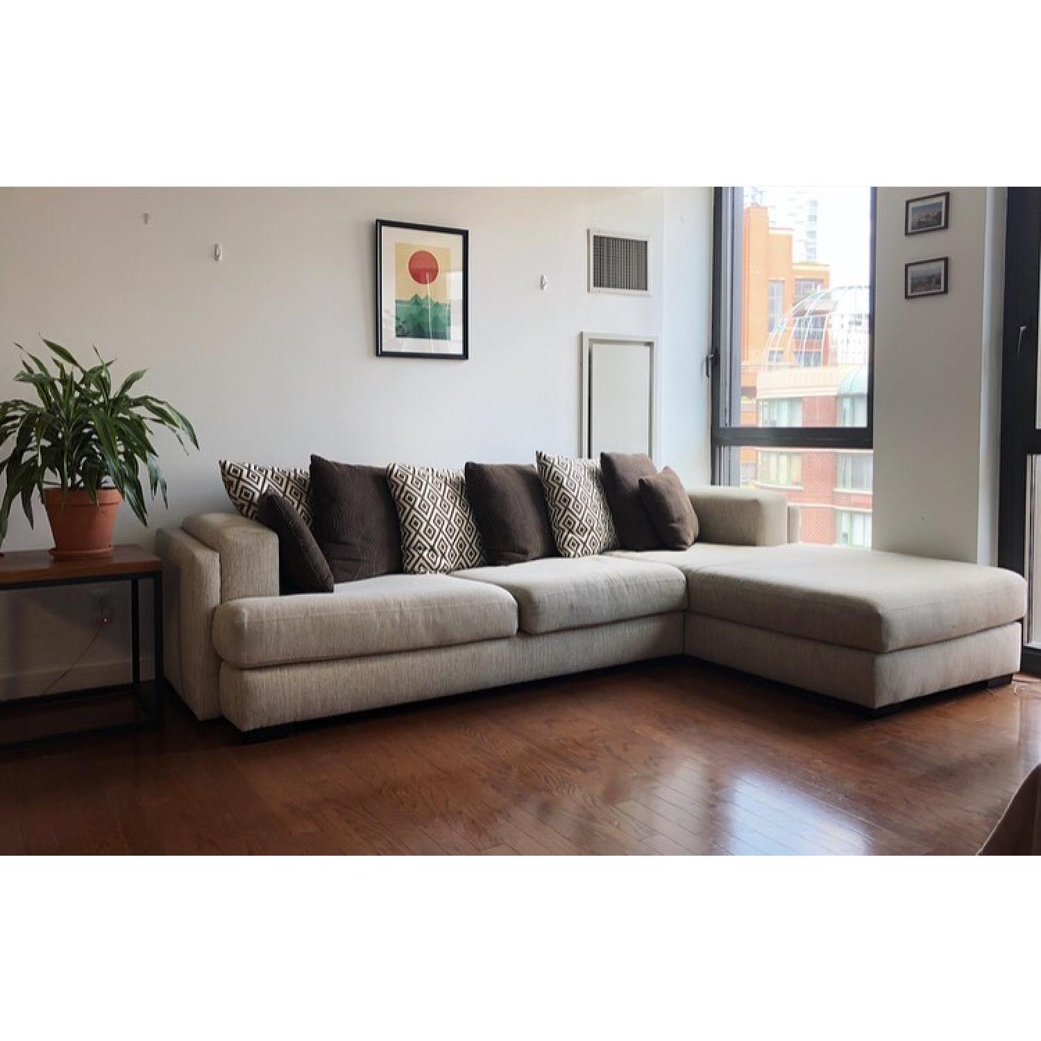 Raymour & Flanigan Urbanity 2Piece Sectional Sofa AptDeco
