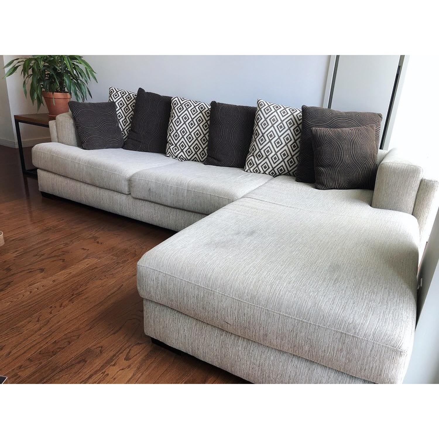 Raymour & Flanigan Urbanity 2Piece Sectional Sofa AptDeco