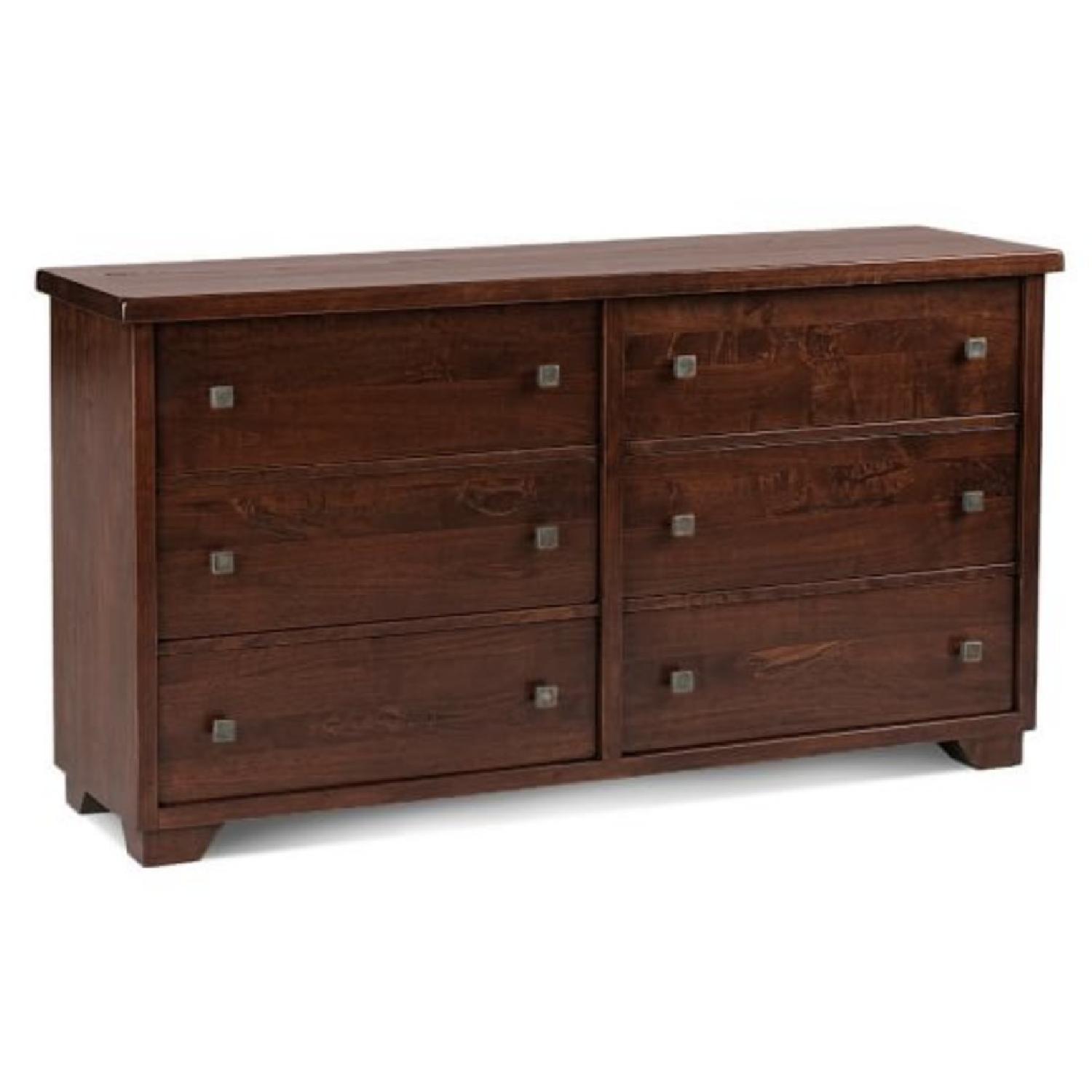 Pottery Barn Sumatra Wide Dresser AptDeco