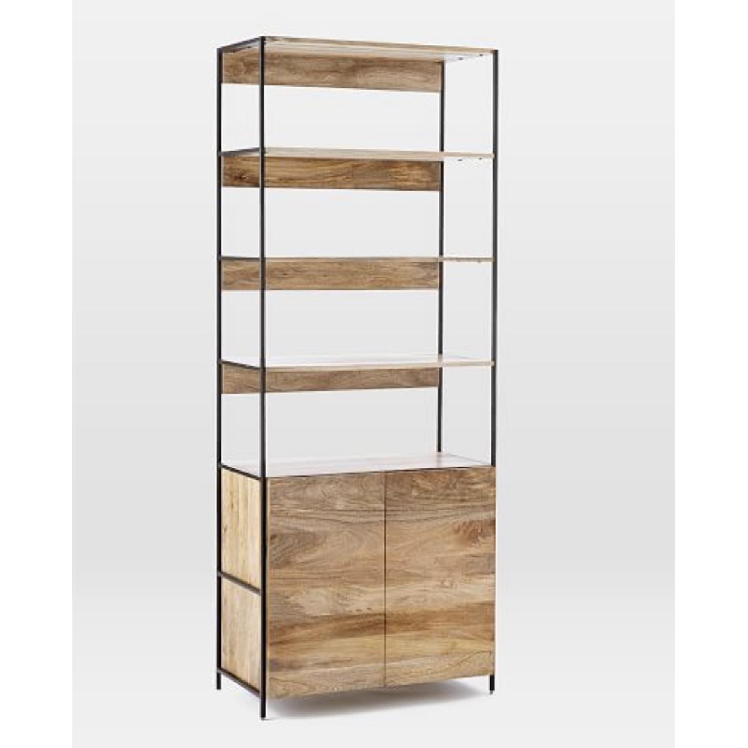 West Elm Industrial Modular Open + Closed Storage AptDeco