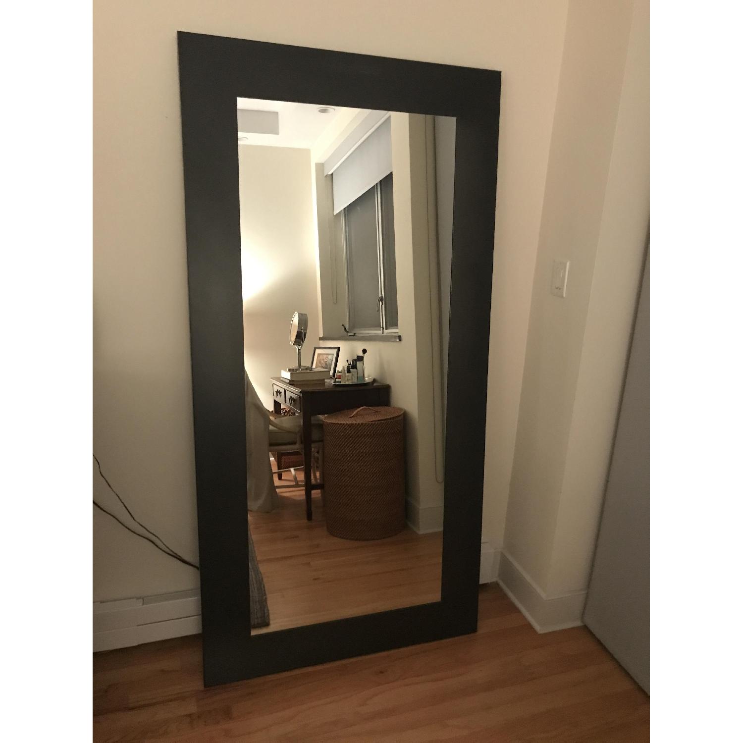 Room & Board Manhattan Leaning Mirror in Natural Steel - image-2
