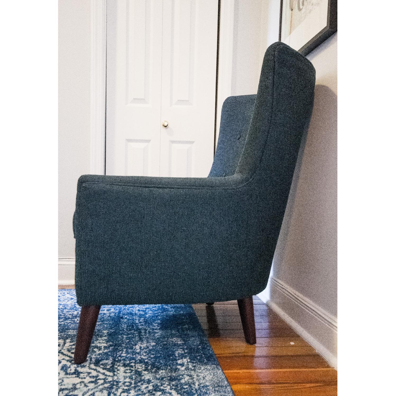 Navy Blue Accent Chair - image-2