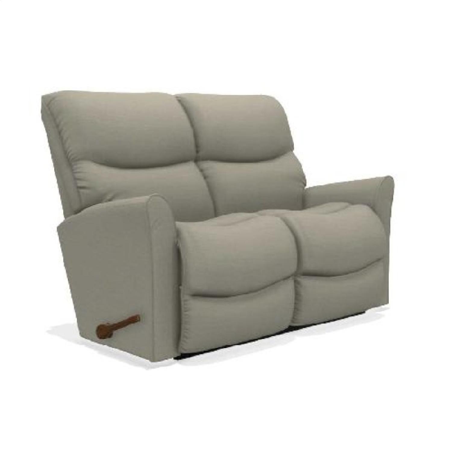 La-Z-Boy Rowan Leather Double Recliner Loveseat - image-1