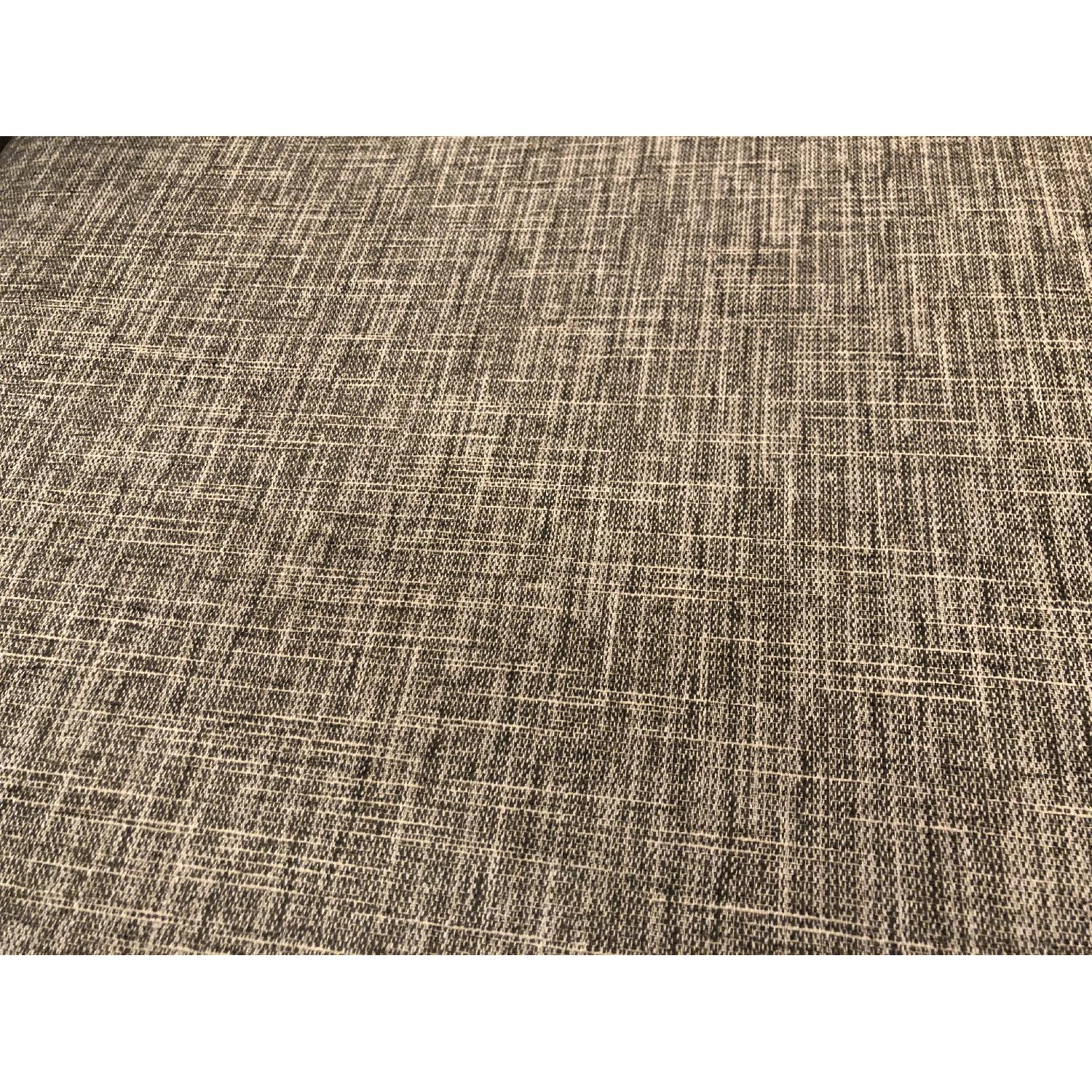 CB2 Avec Grey Sofa w/ Brushed Stainless Steel Legs - image-11