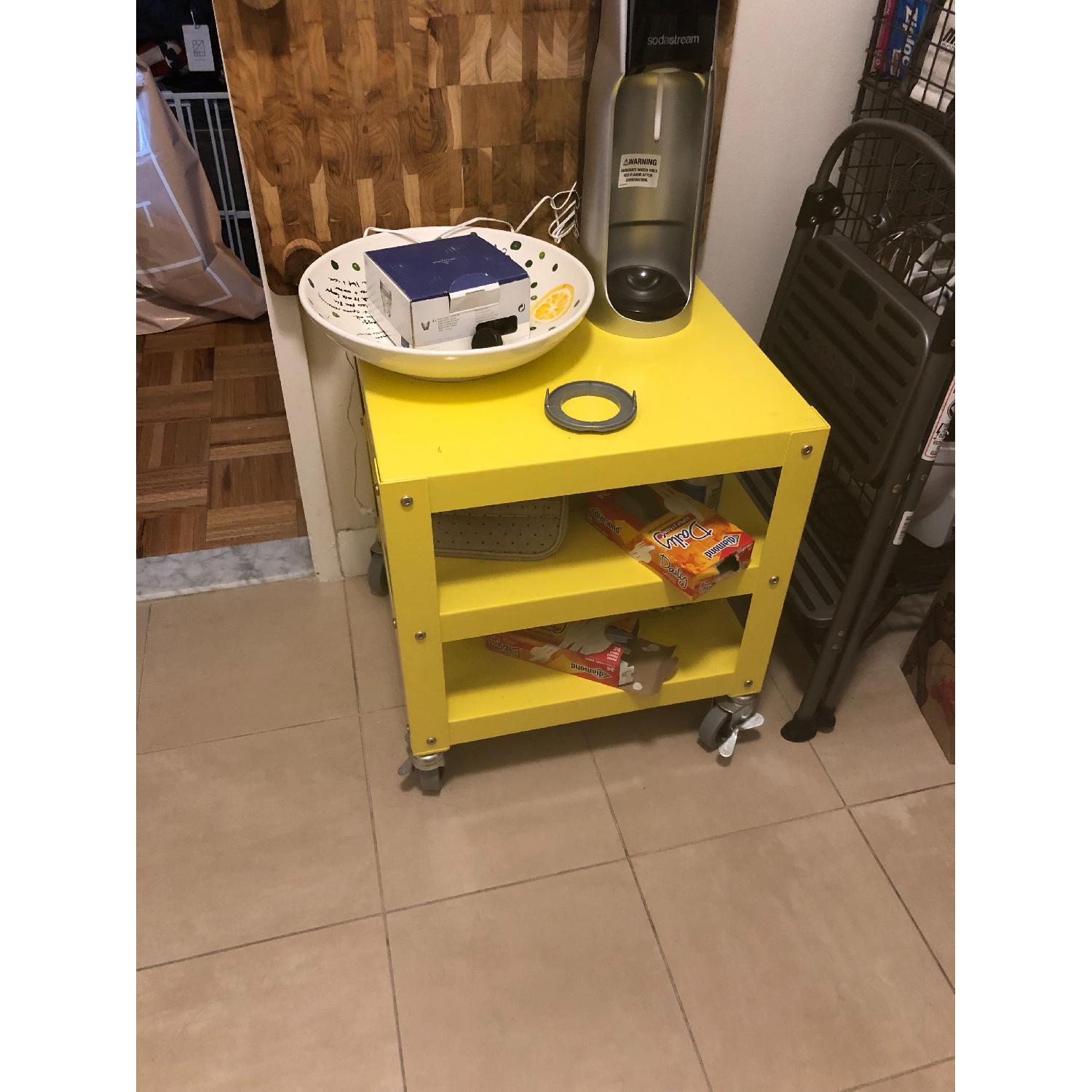 CB2 Go-Cart Rolling Metal Cart - image-1