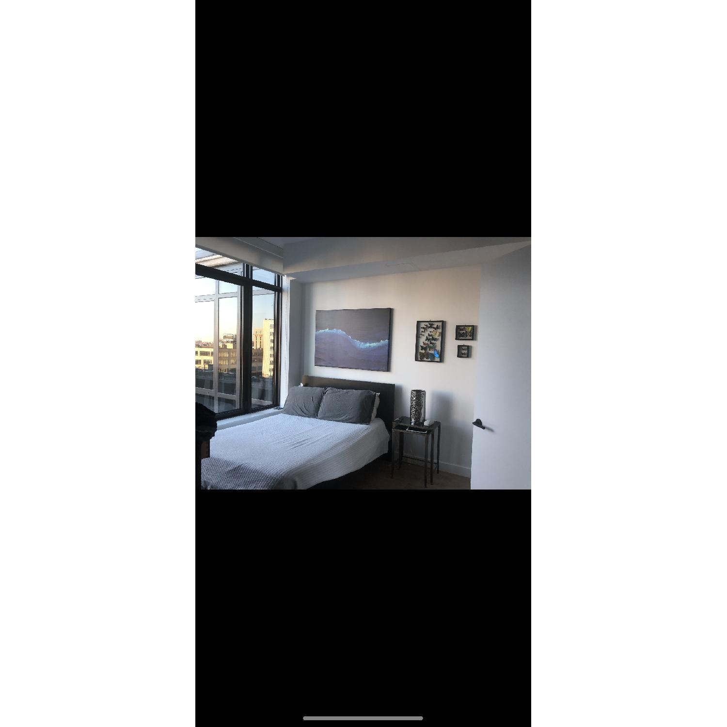 Ikea Malm Bed Frame w/ Headboard & Lonset - image-2