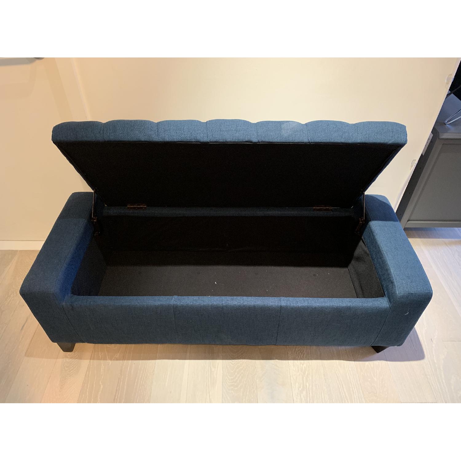House of Hampton Ilchester Upholstered Storage Bench AptDeco