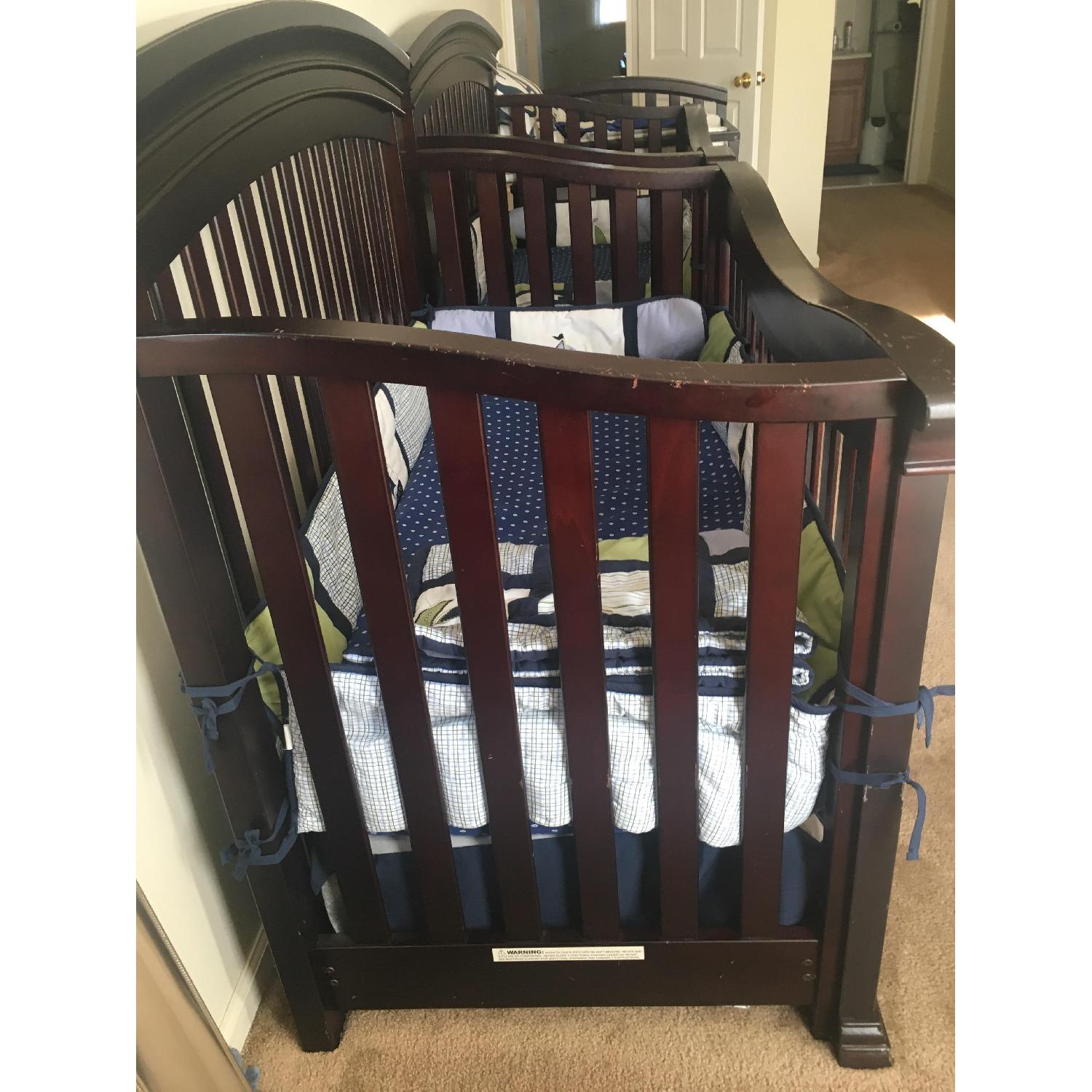 Sorelle Verona Vista Elite Crib in Espresso - image-3