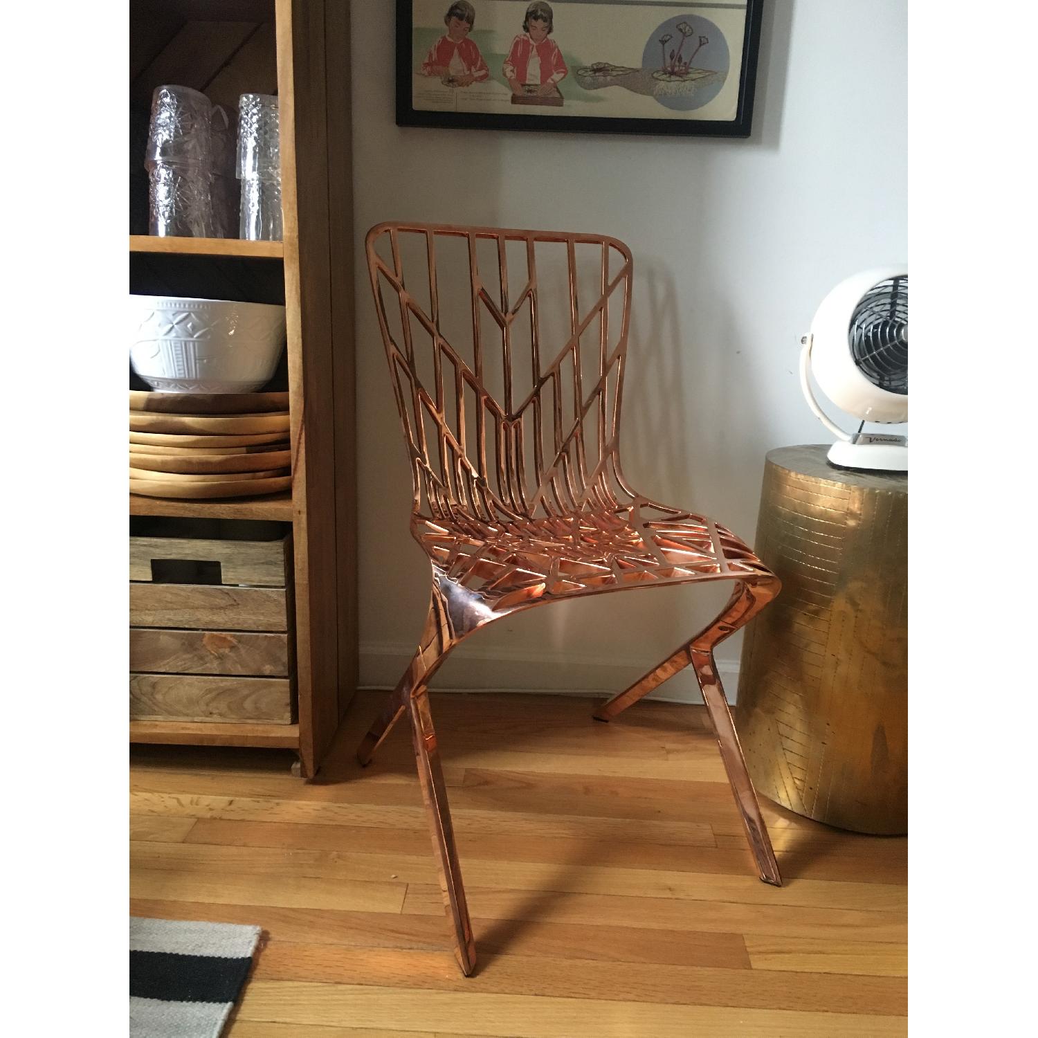 David Adjaye & Knoll Washington Skeleton Aluminum Side Chair - image-1