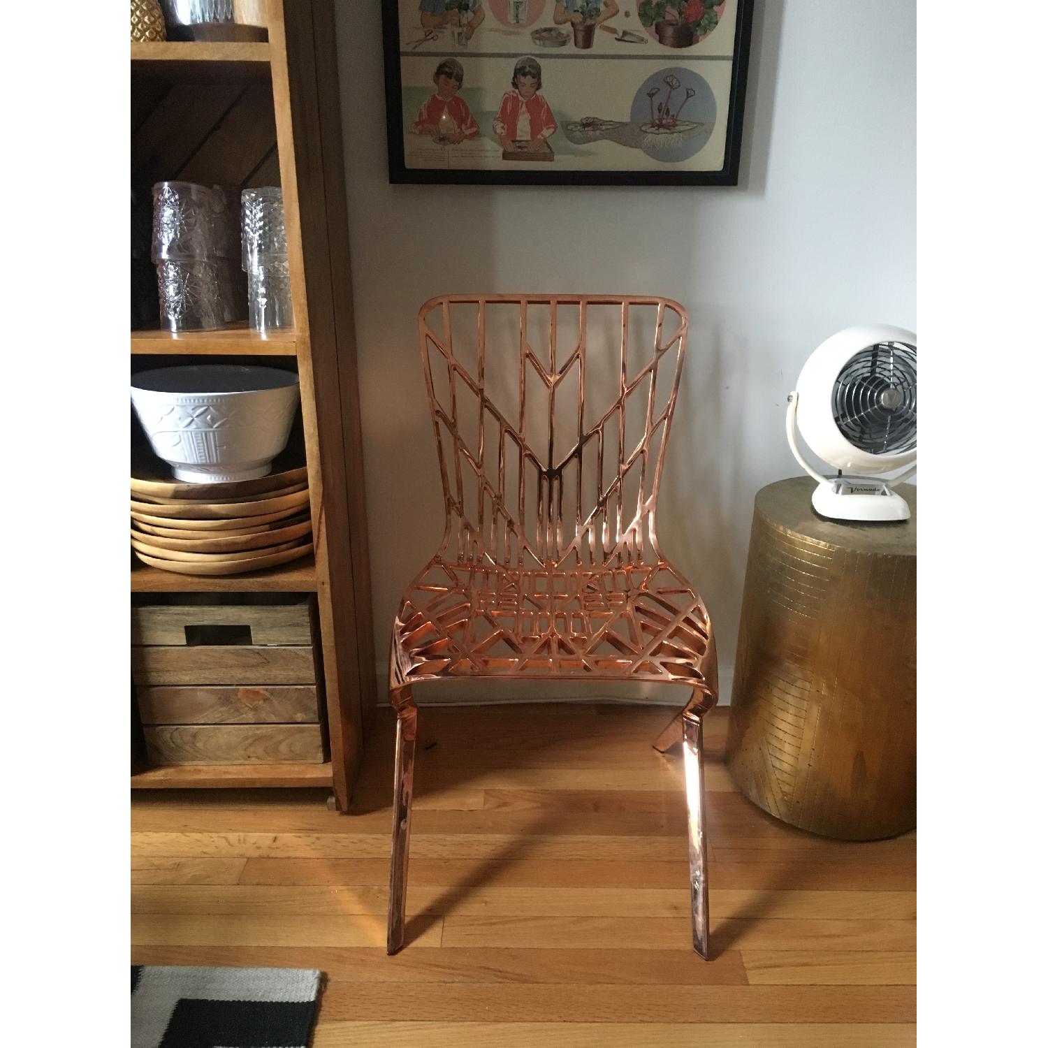 David Adjaye & Knoll Washington Skeleton Aluminum Side Chair - image-4