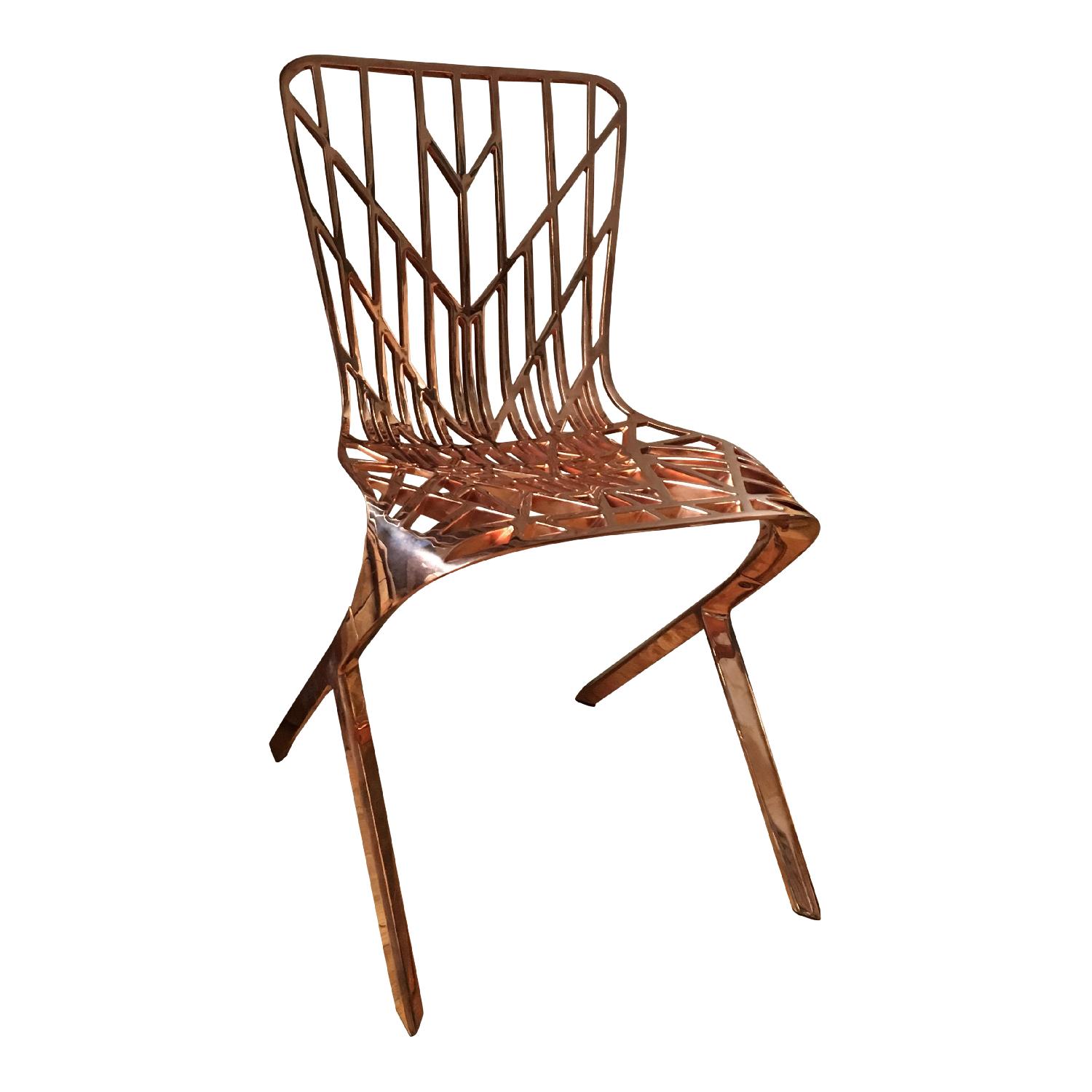 David Adjaye & Knoll Washington Skeleton Aluminum Side Chair - image-0