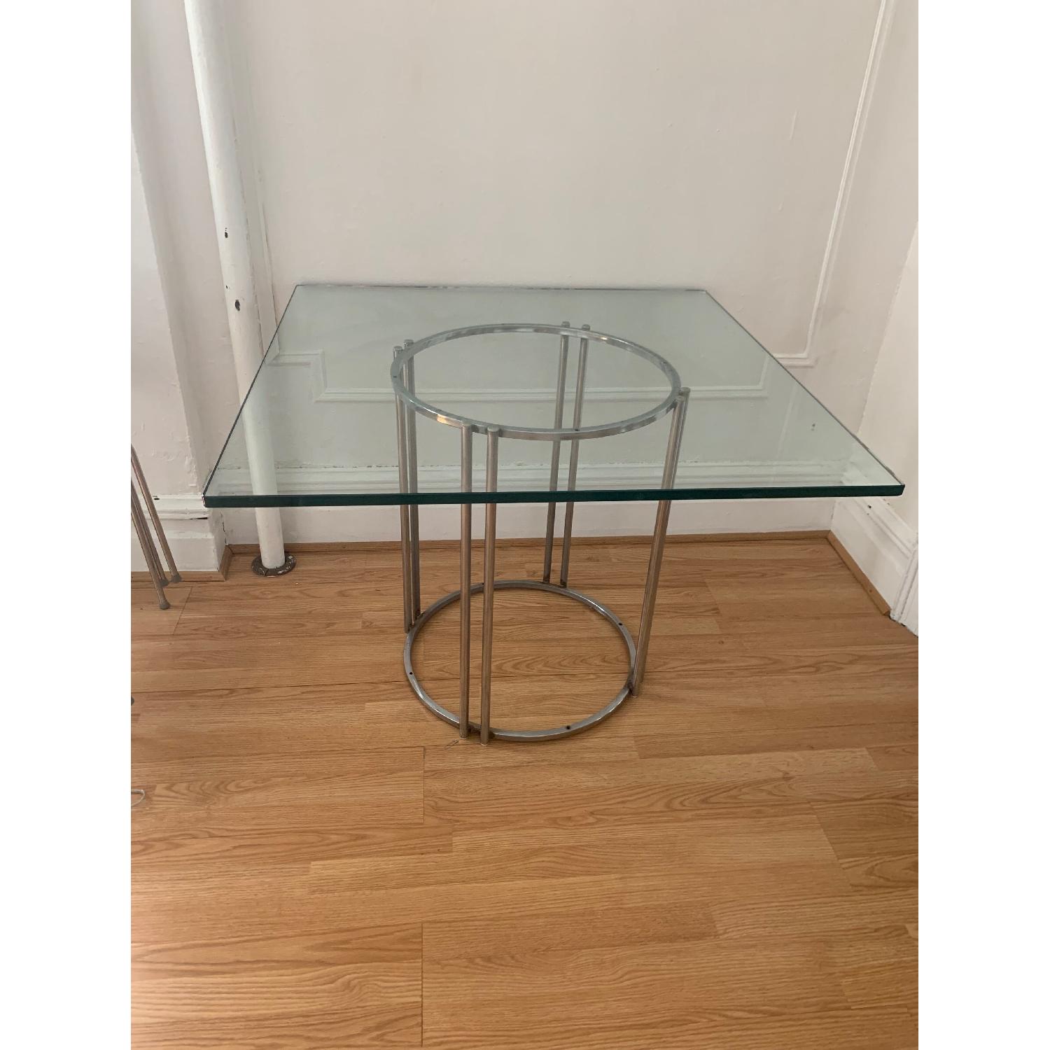 Vintage Mid-Century Modern Glass Table - image-1