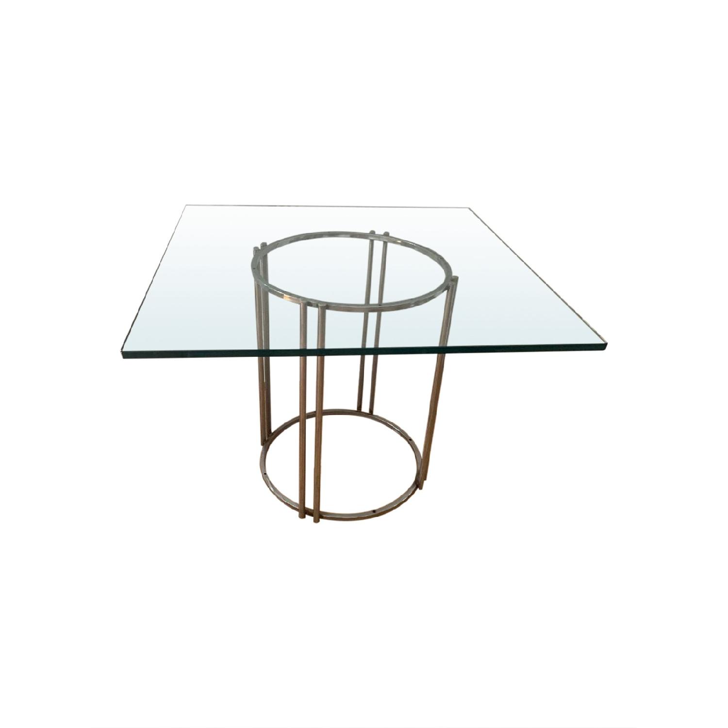 Vintage MidCentury Modern Glass Table AptDeco
