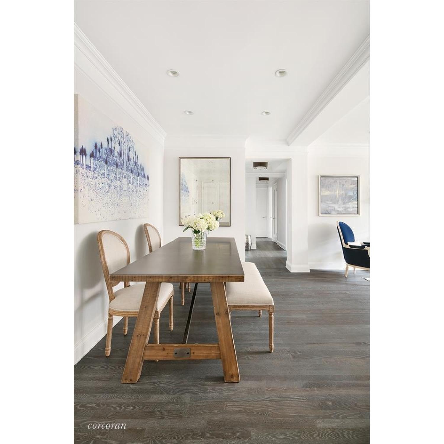 Restoration Hardware ZincTop Rectangular Dining Table AptDeco