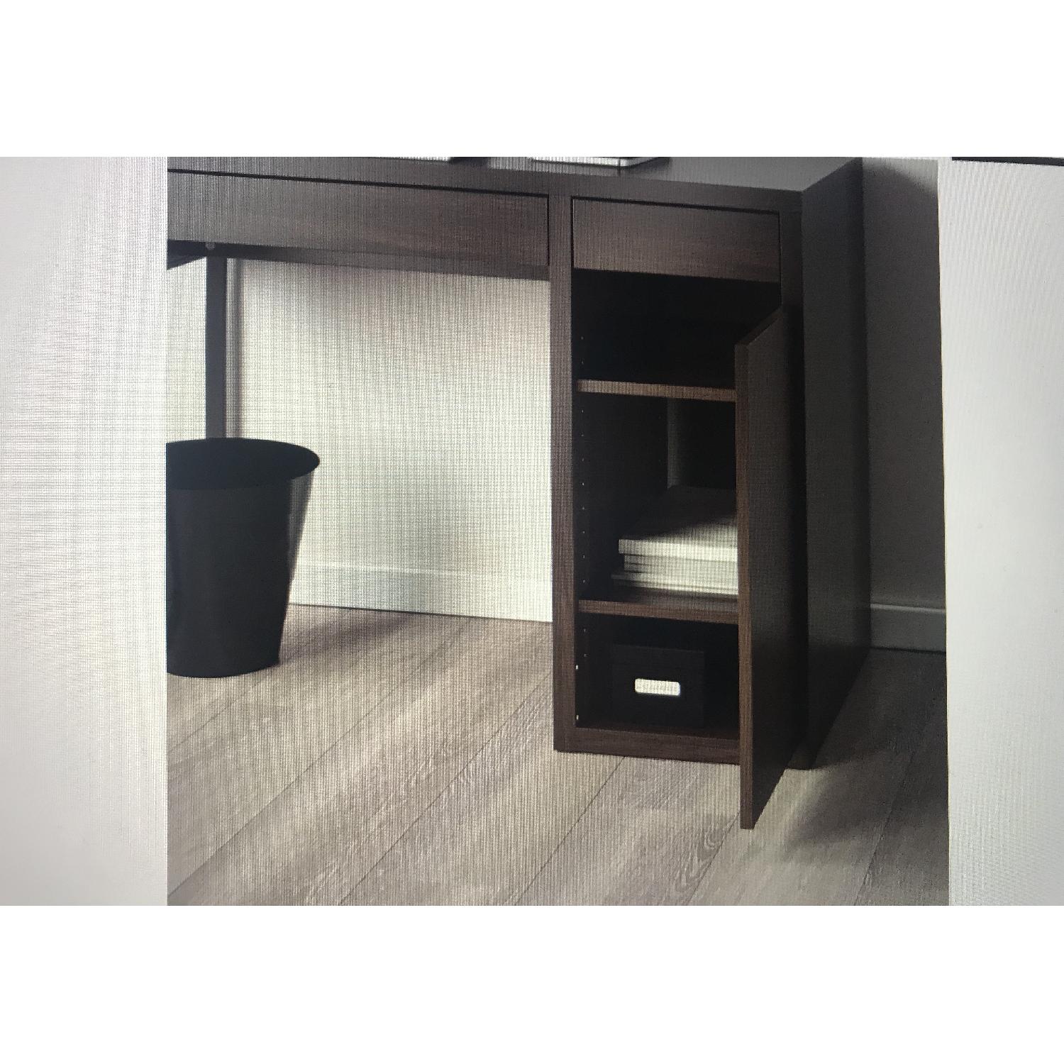 Ikea Micke 2 Drawer Desk w/ Add On Unit - image-3