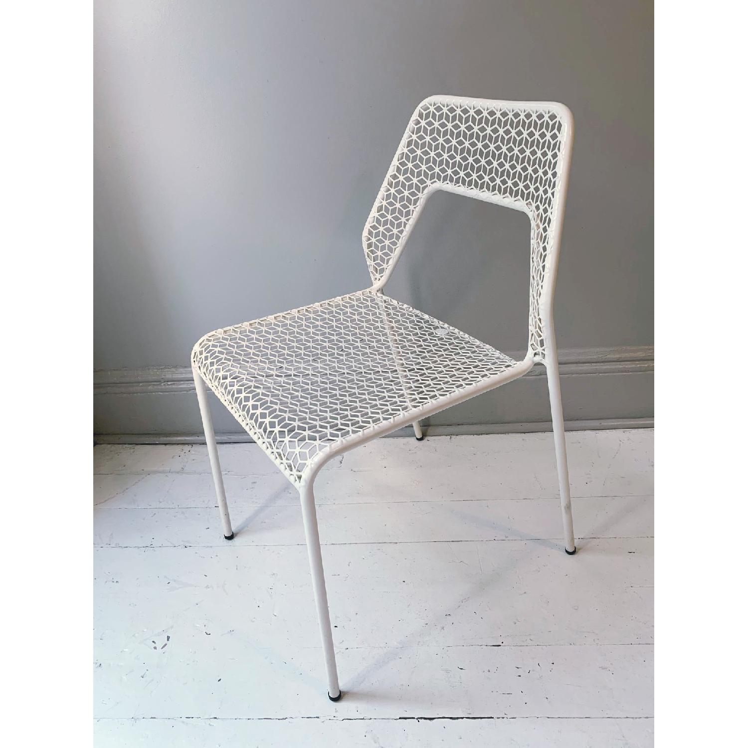 Blu Dot Hot Mesh Chairs in White - image-1