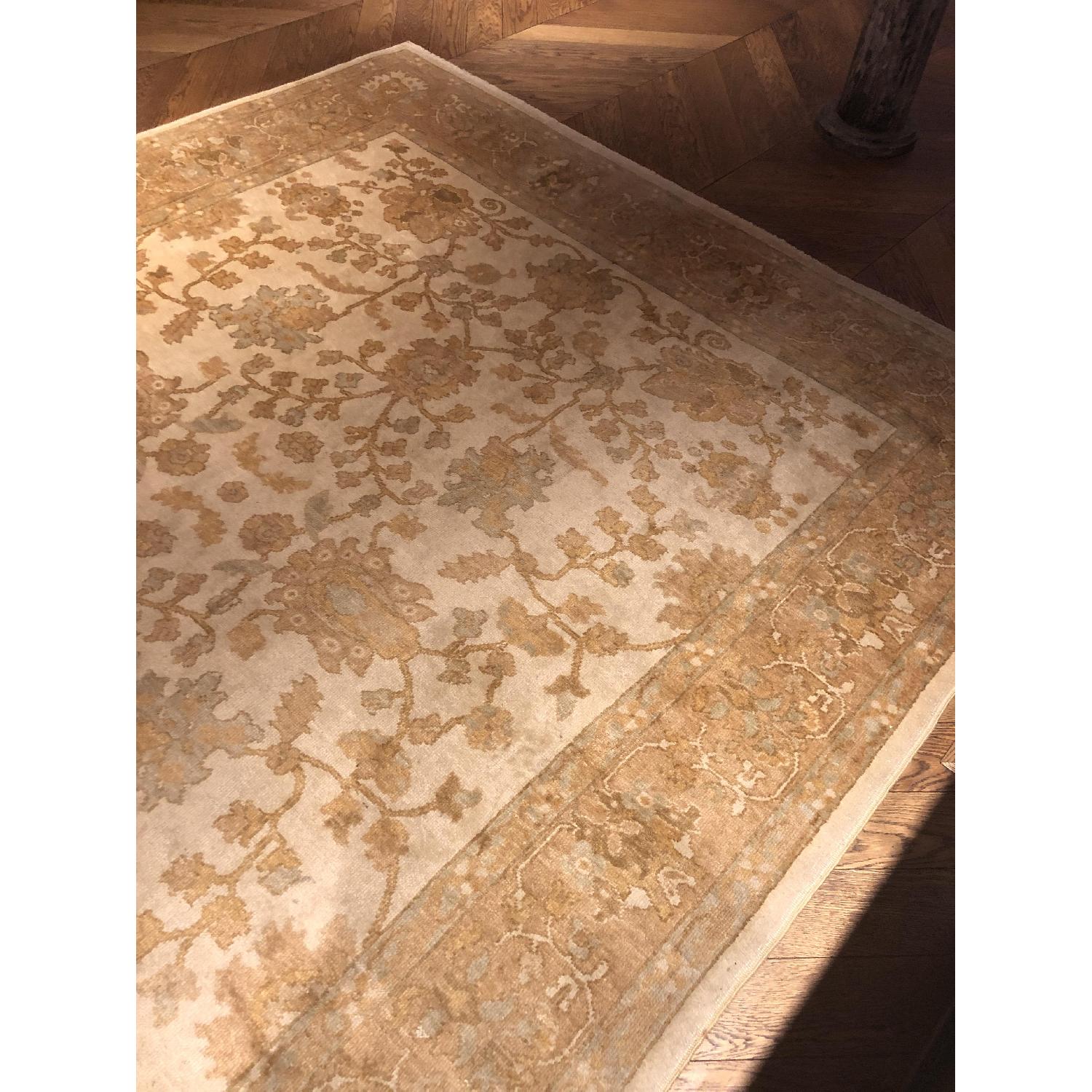 Vintage Turkish Oushak Oriental Rug - image-1