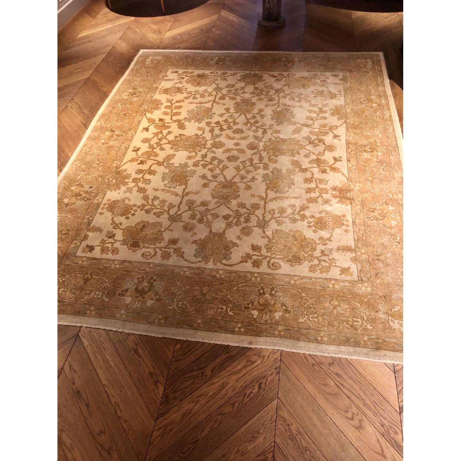 Vintage Turkish Oushak Oriental Rug - image-2