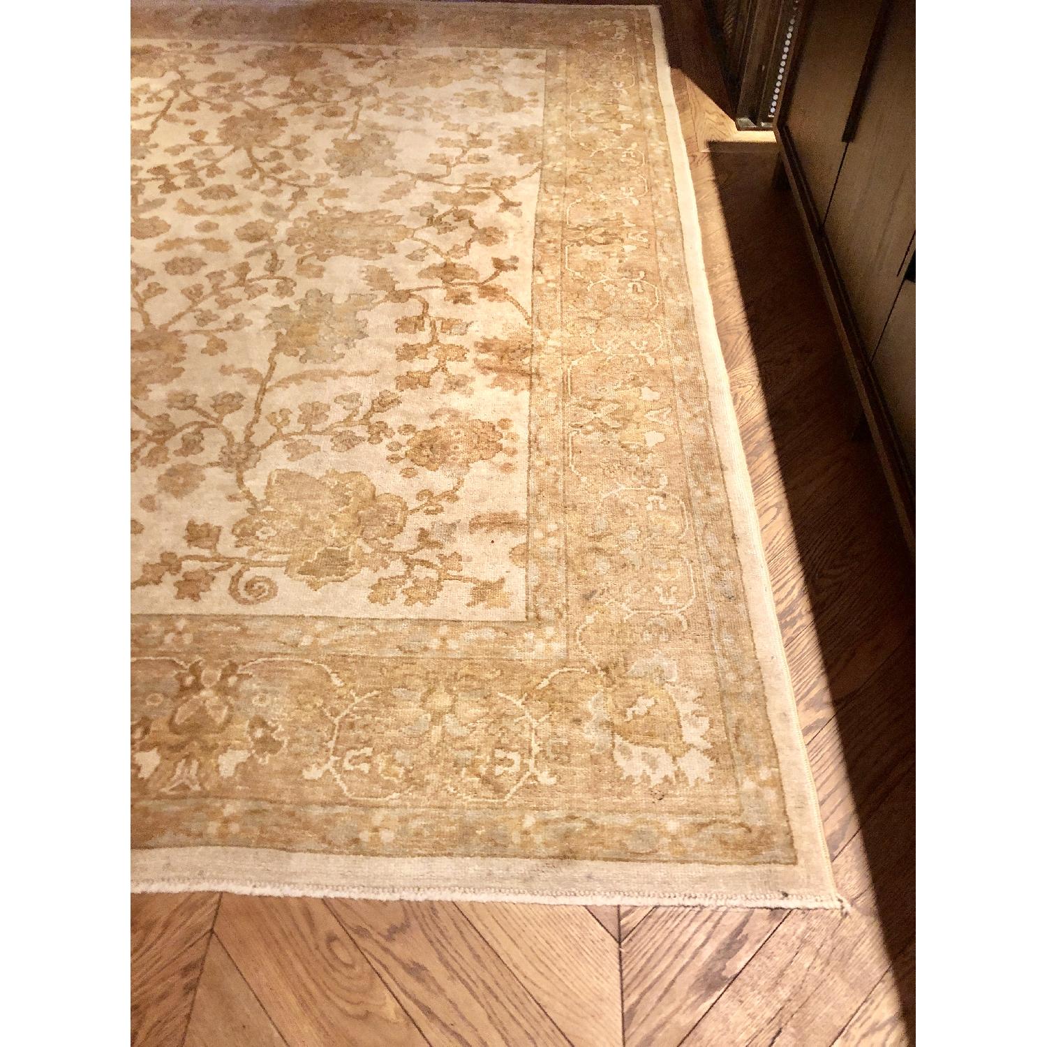 Vintage Turkish Oushak Oriental Rug - image-4