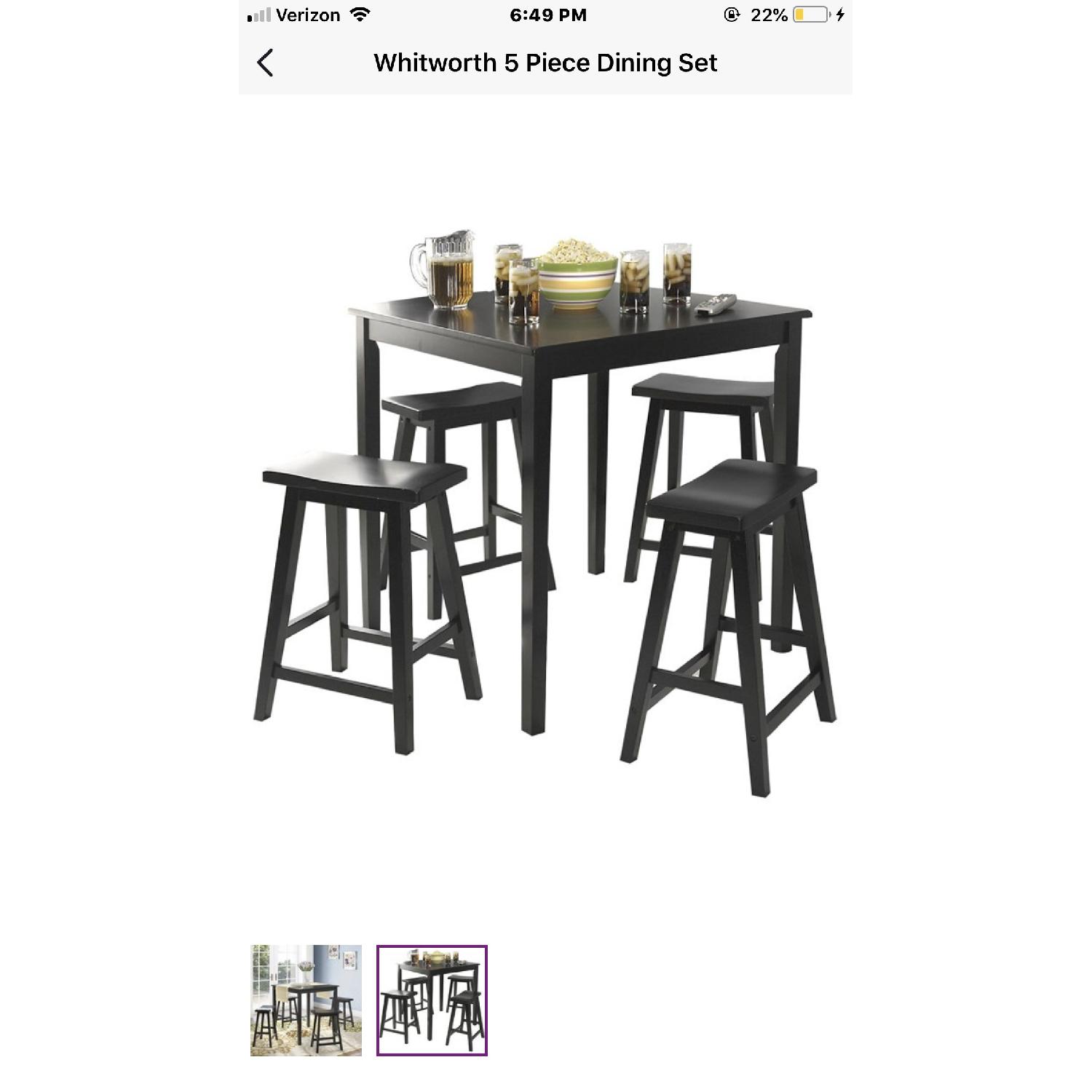 Andover Mills Black 5 Piece Dining Set - image-4