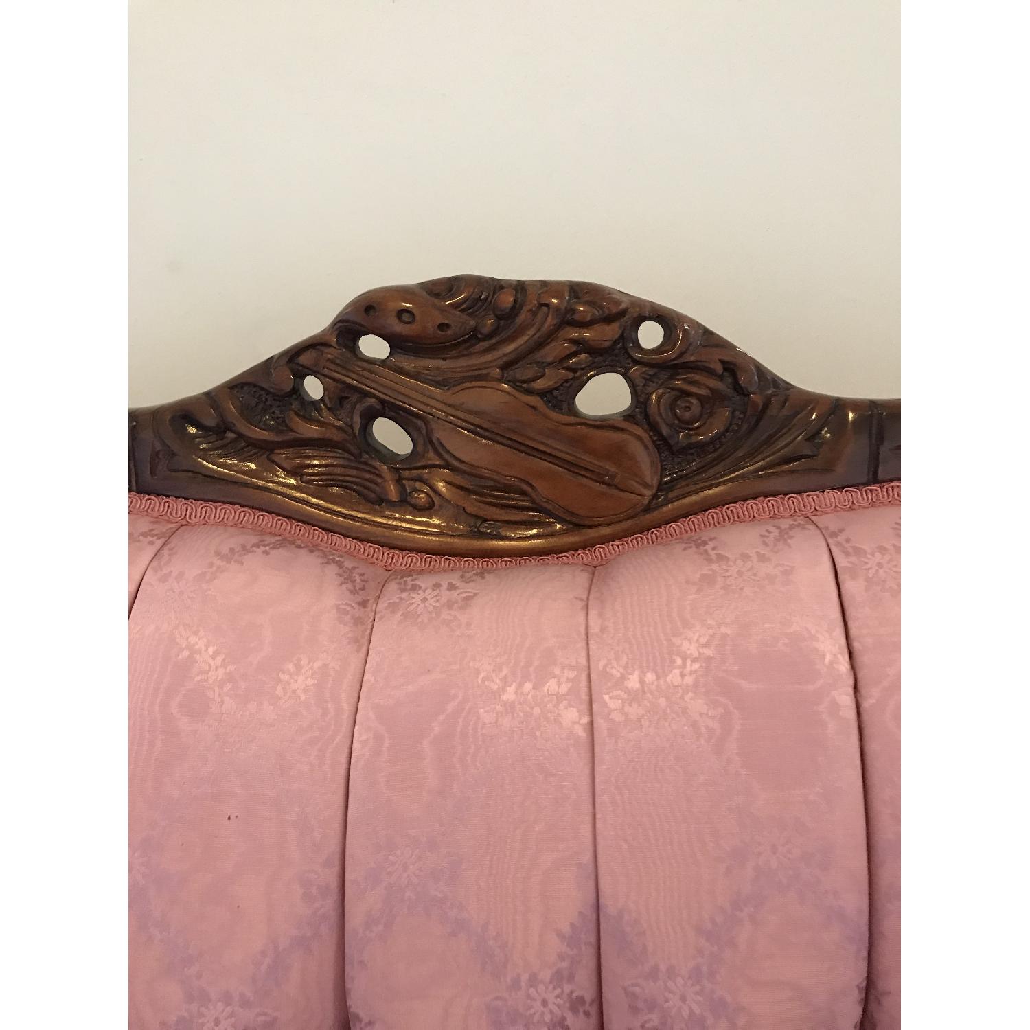 Victorian Style Pink Sofa - image-2