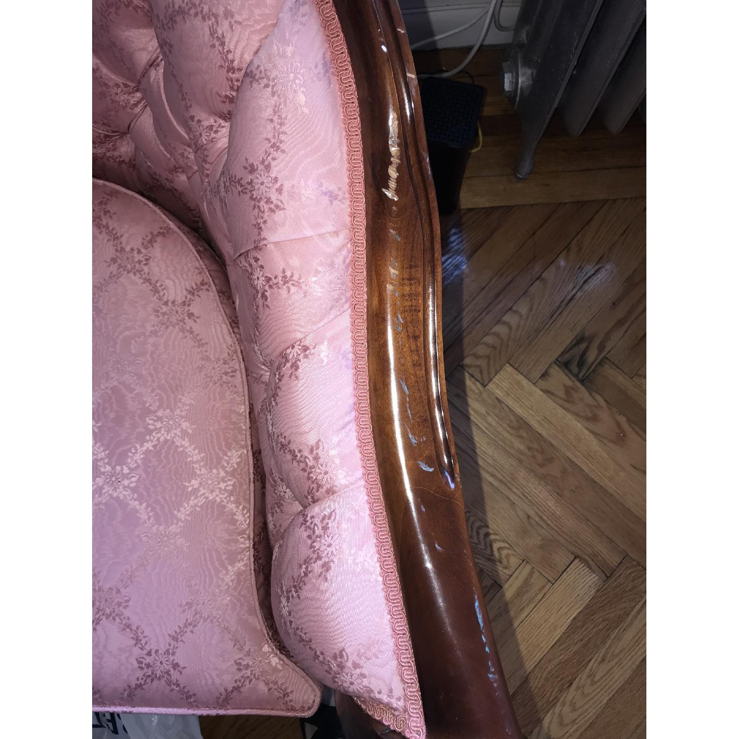 Victorian Style Pink Sofa - image-6
