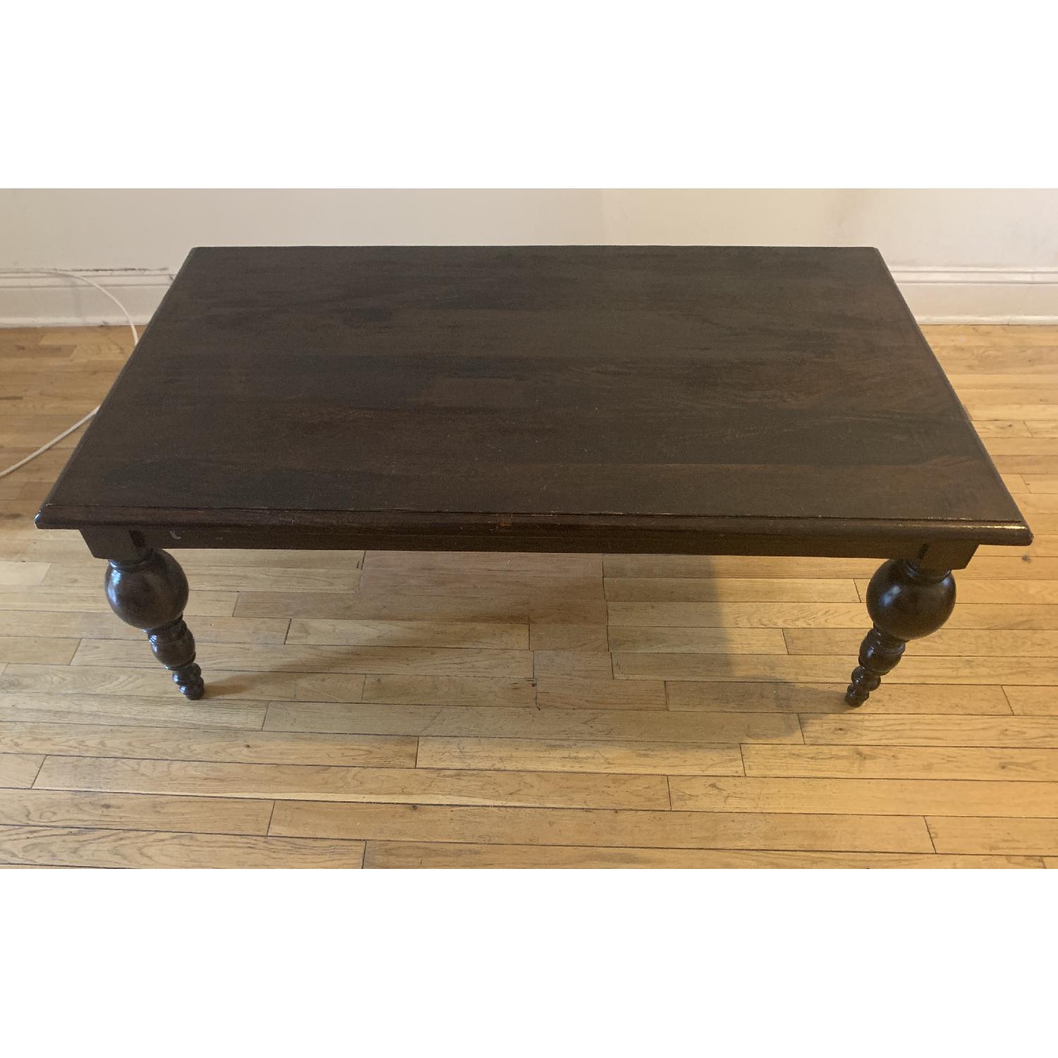 Solid Wood Walnut Coffee Table - image-2