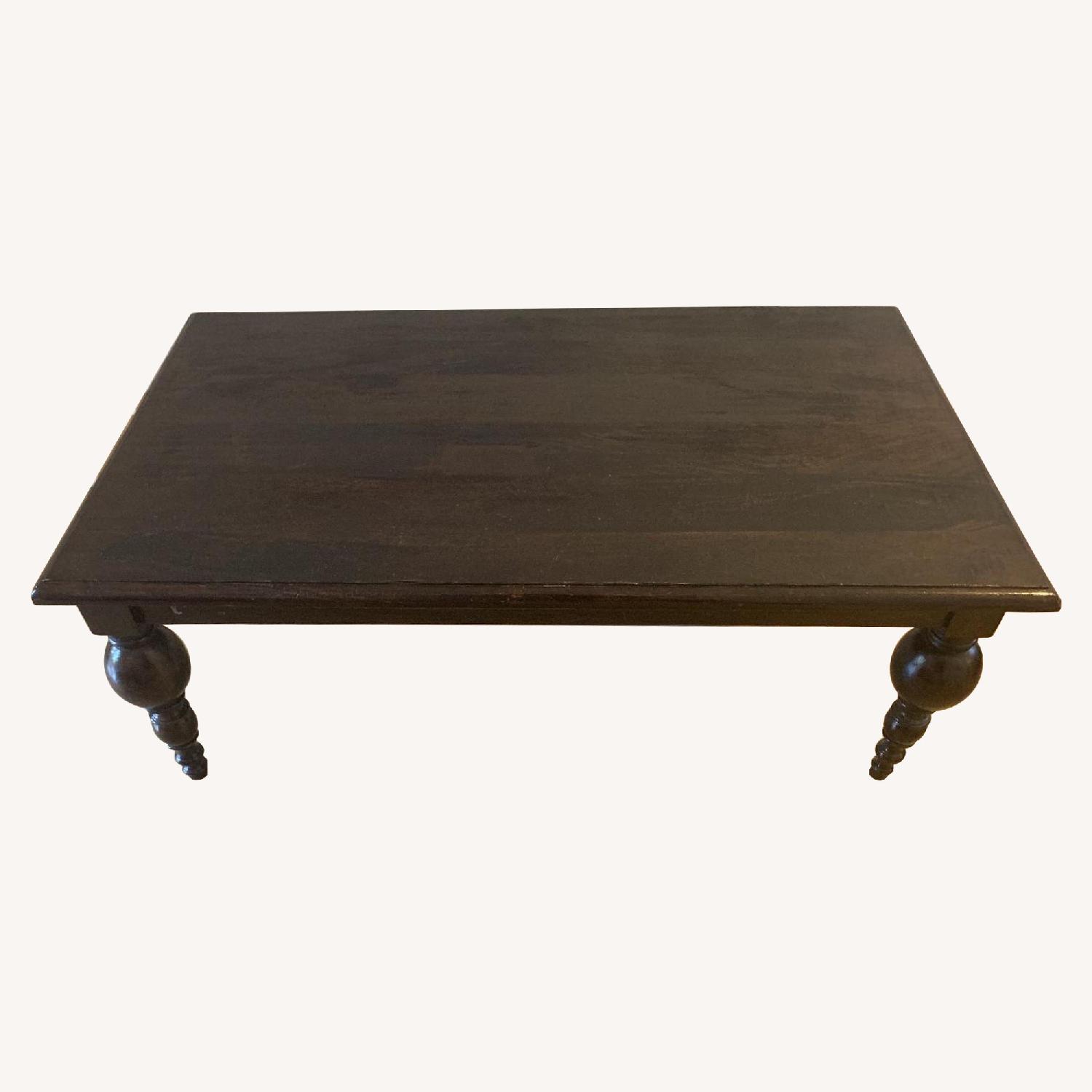 Solid Wood Walnut Coffee Table - image-0