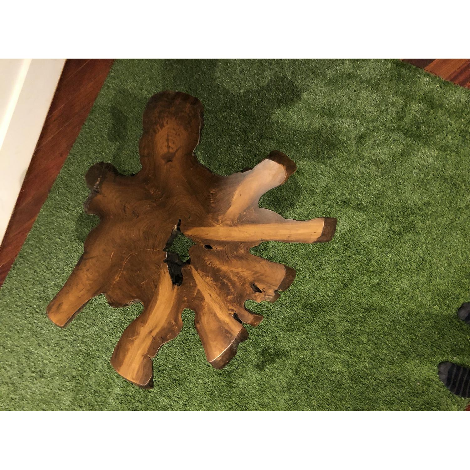 World Market Wood Slice Coffee Table - image-3