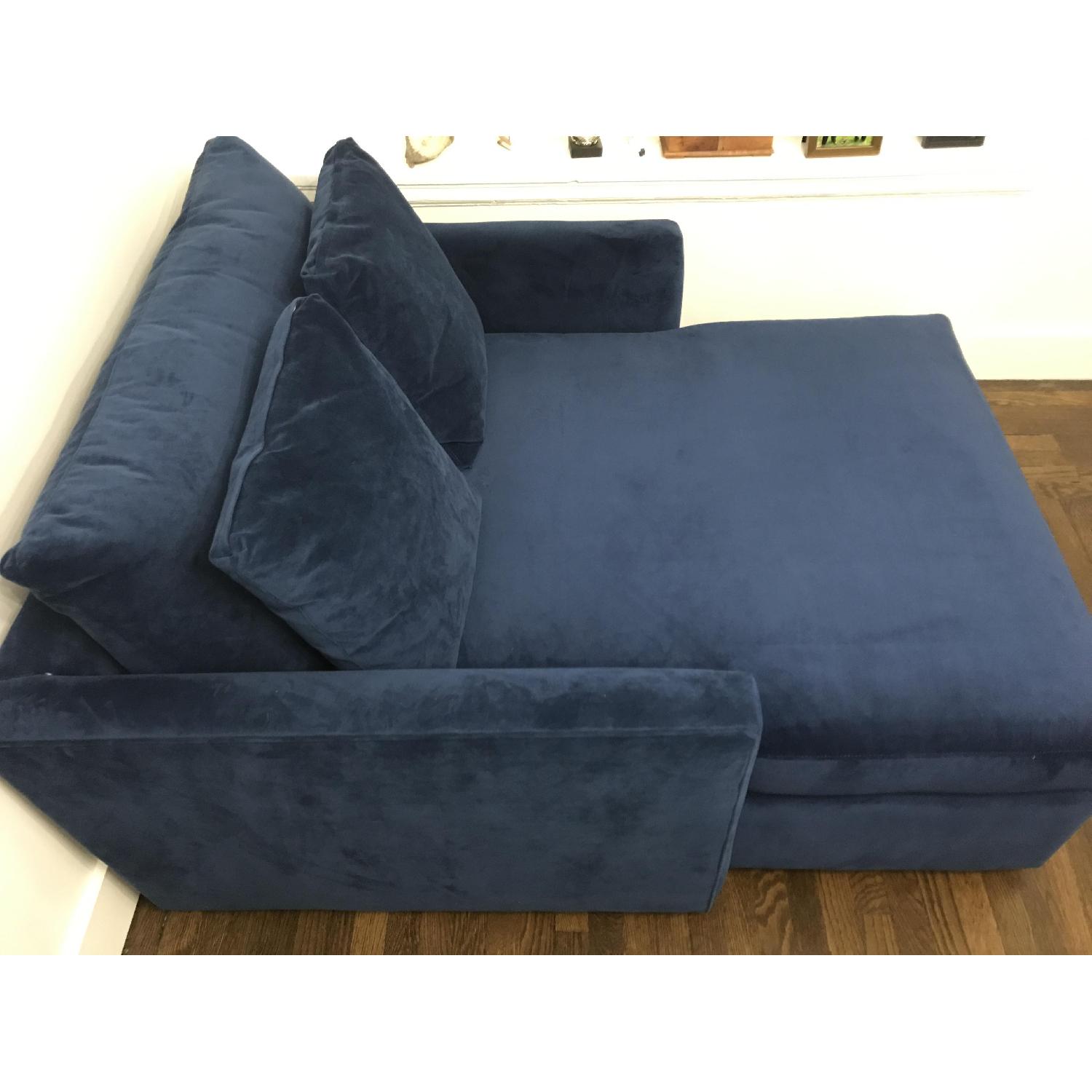 Crate & Barrel Chaise Lounge - image-1