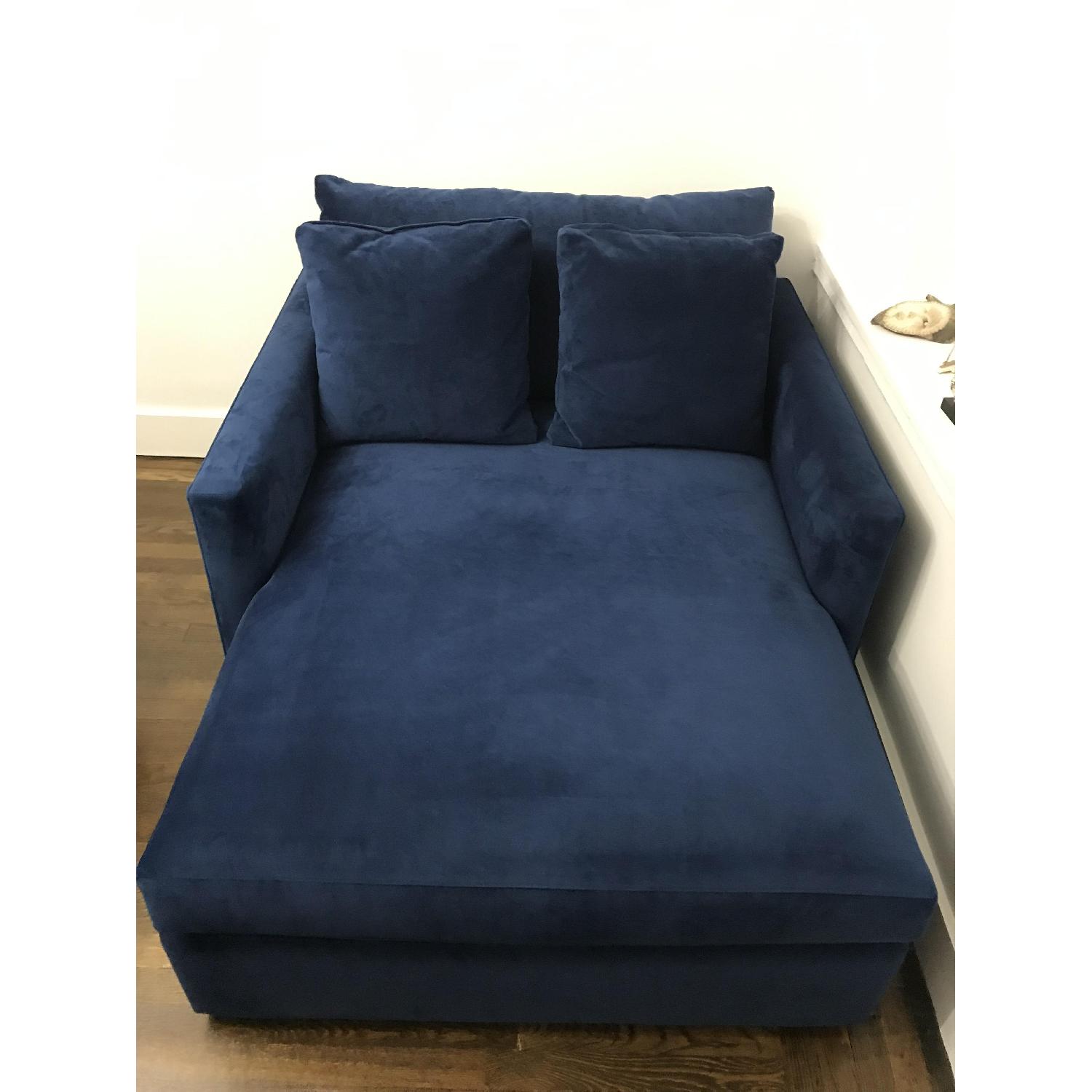 Crate & Barrel Chaise Lounge - image-2