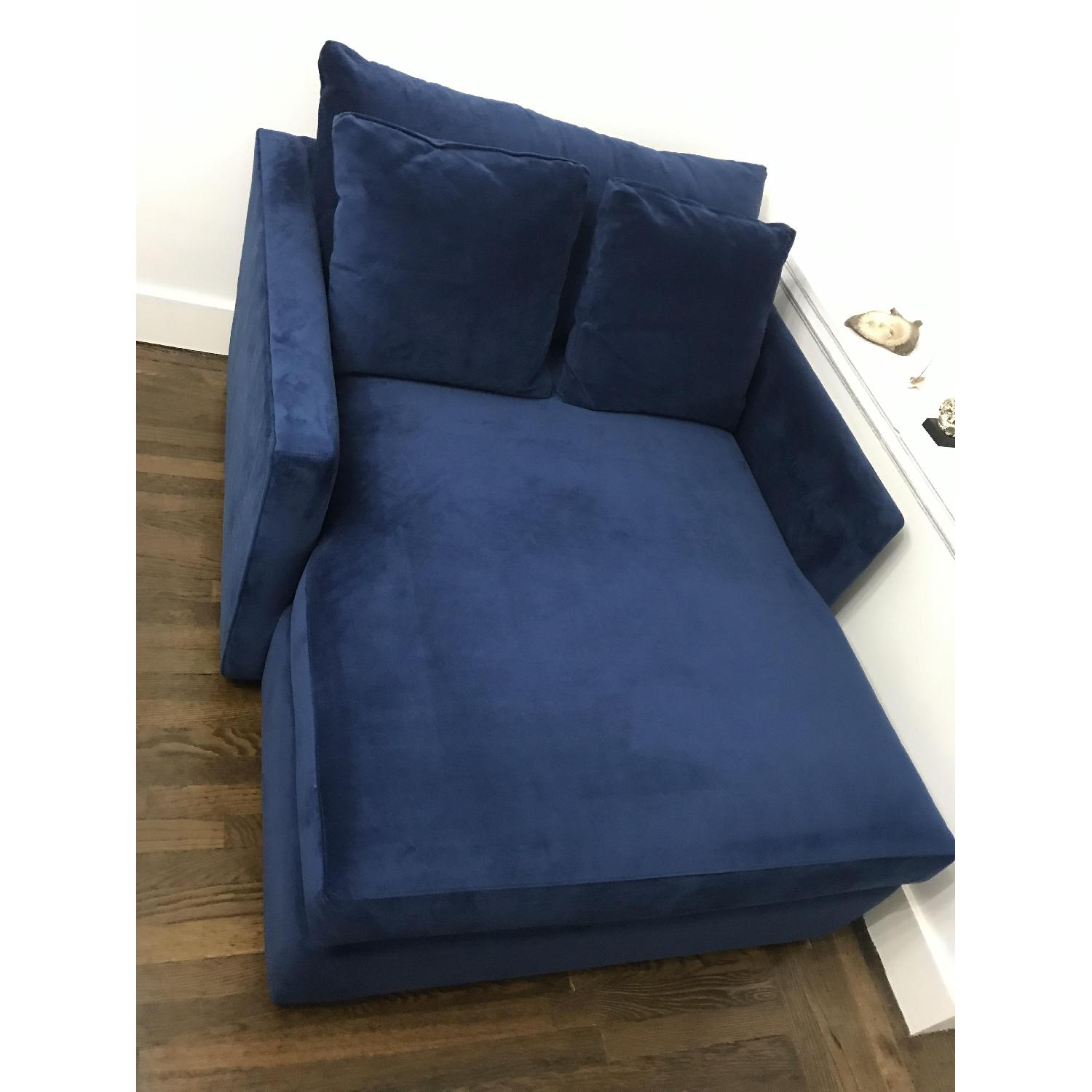 Crate & Barrel Chaise Lounge - image-3