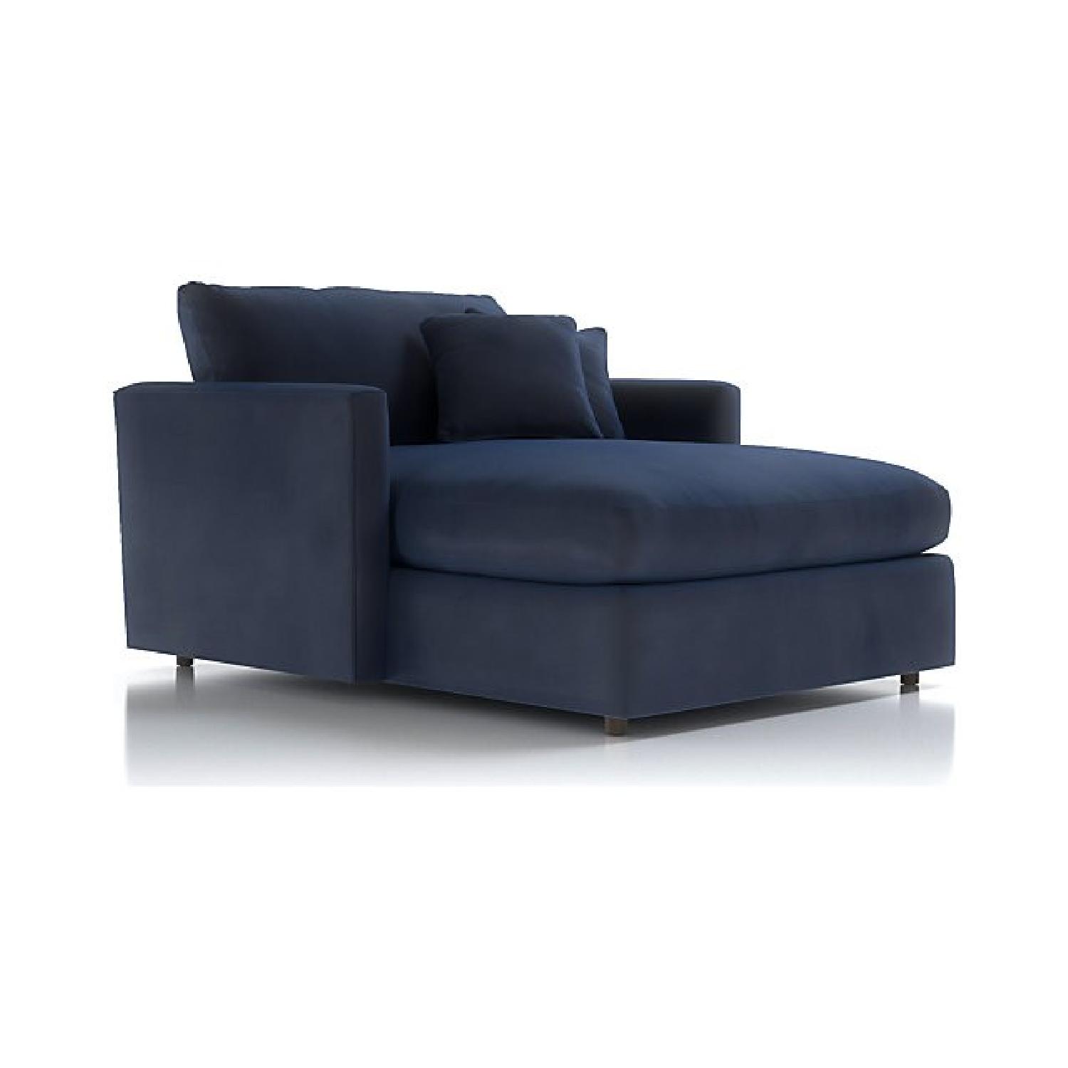 Crate & Barrel Chaise Lounge - image-0