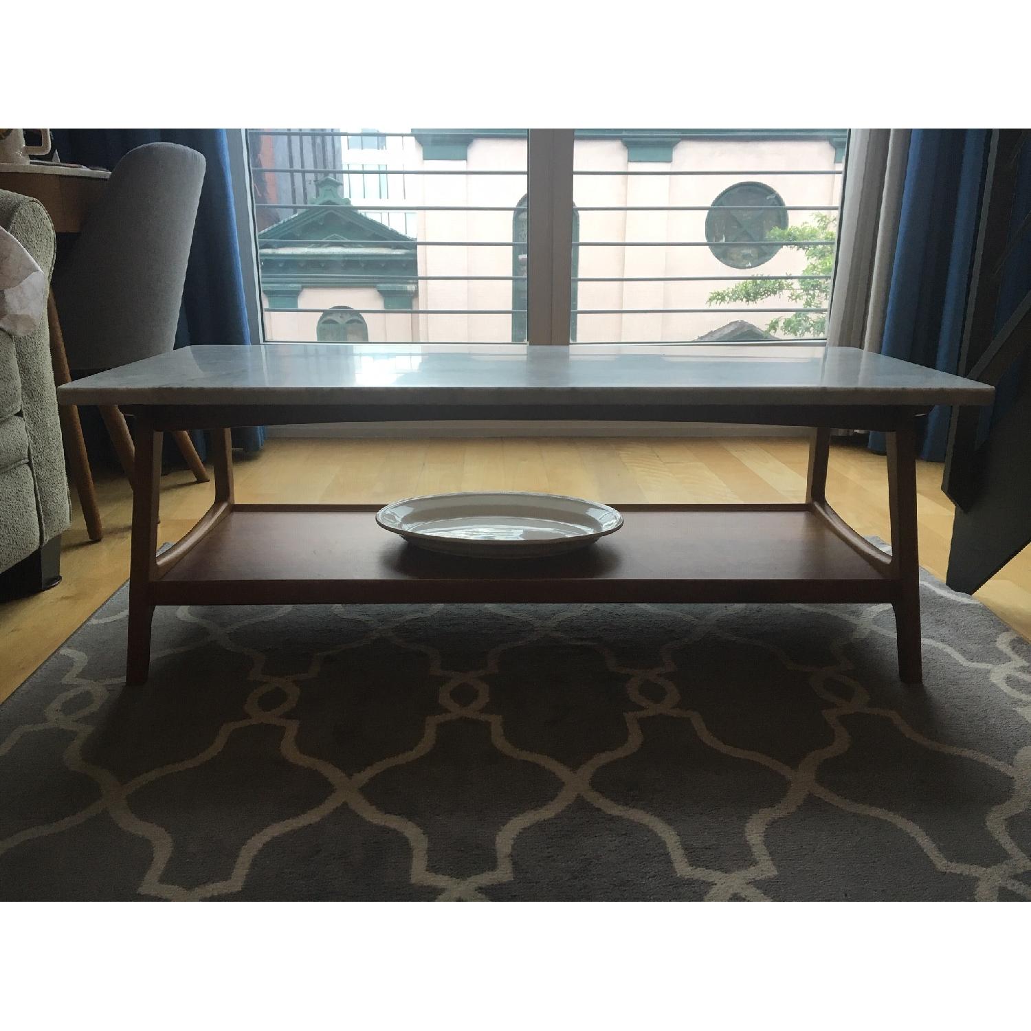 West Elm Reeve Mid Century Rectangular Coffee Table AptDeco