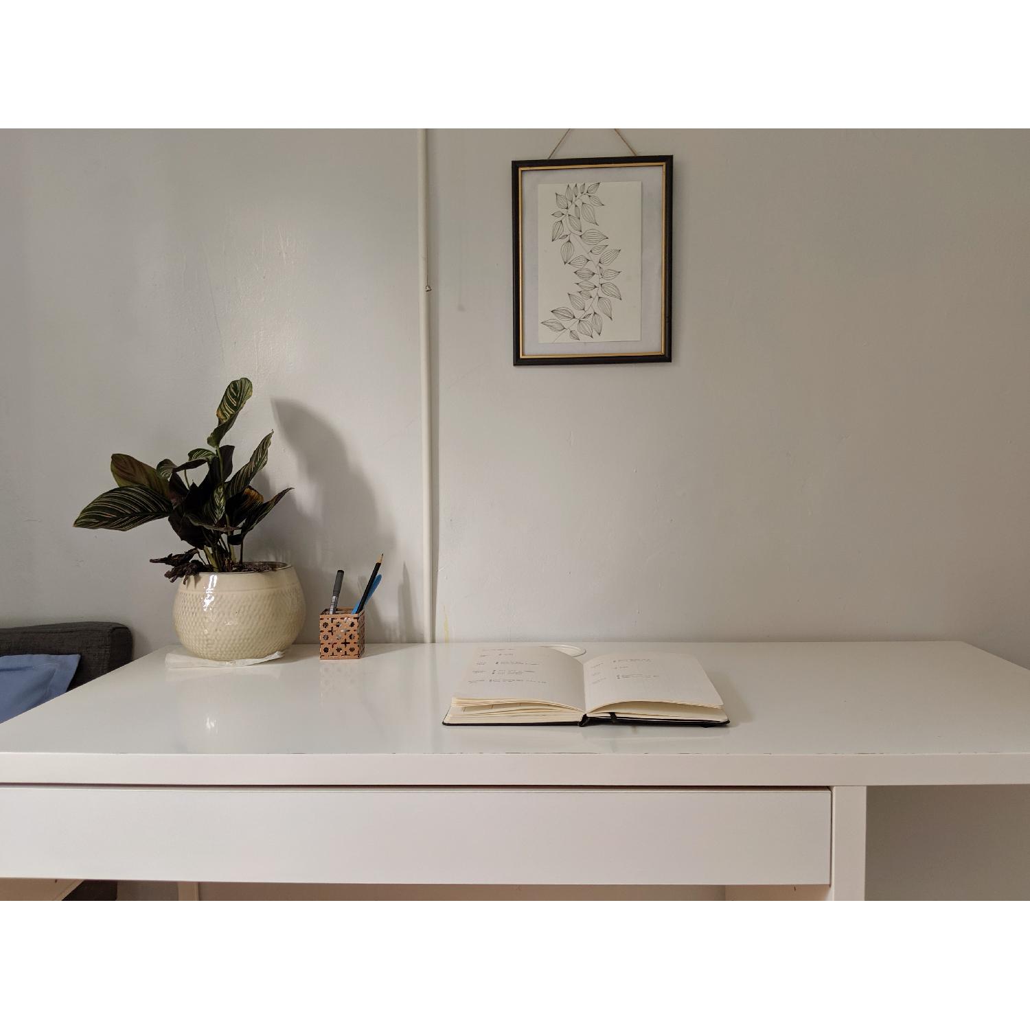 Ikea Micke Desk w/ Storage - image-1