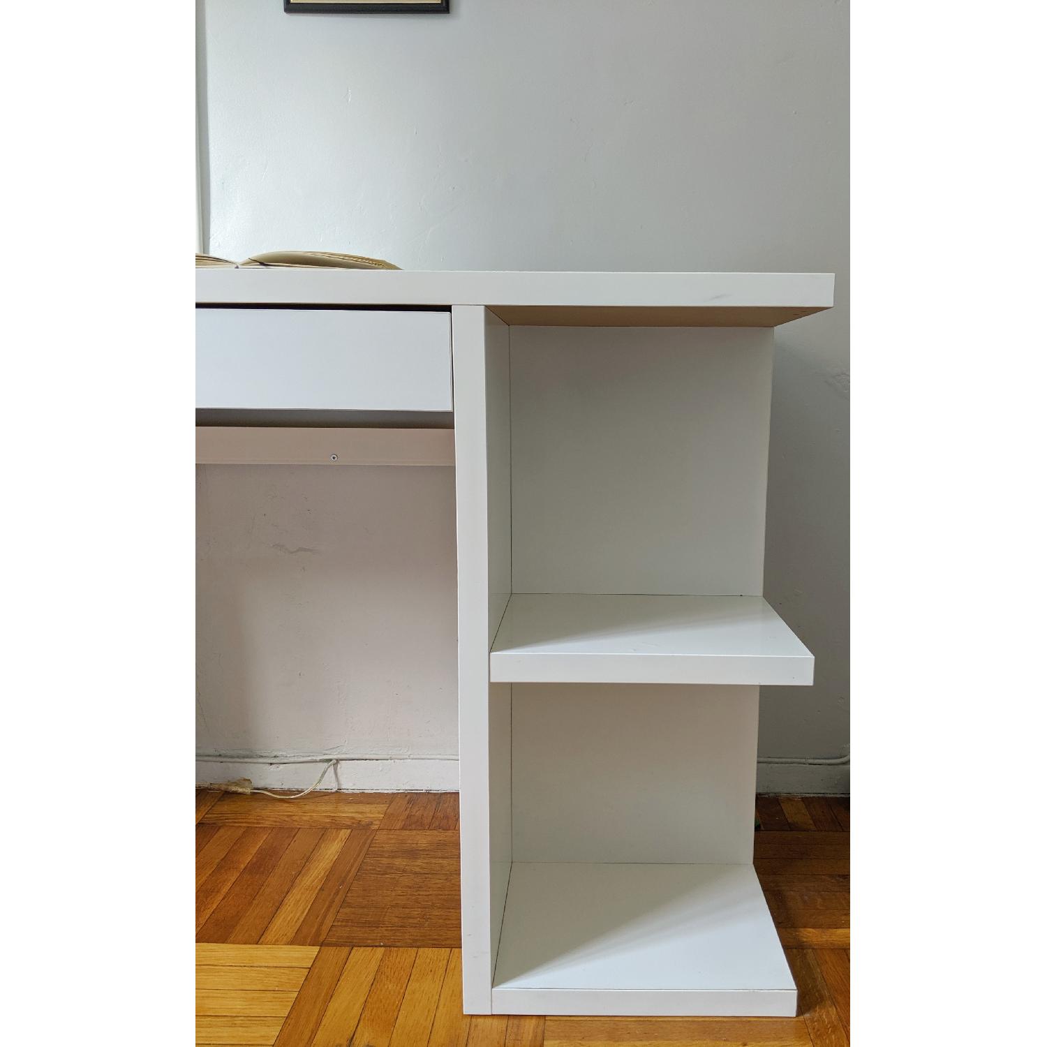 Ikea Micke Desk w/ Storage - image-4