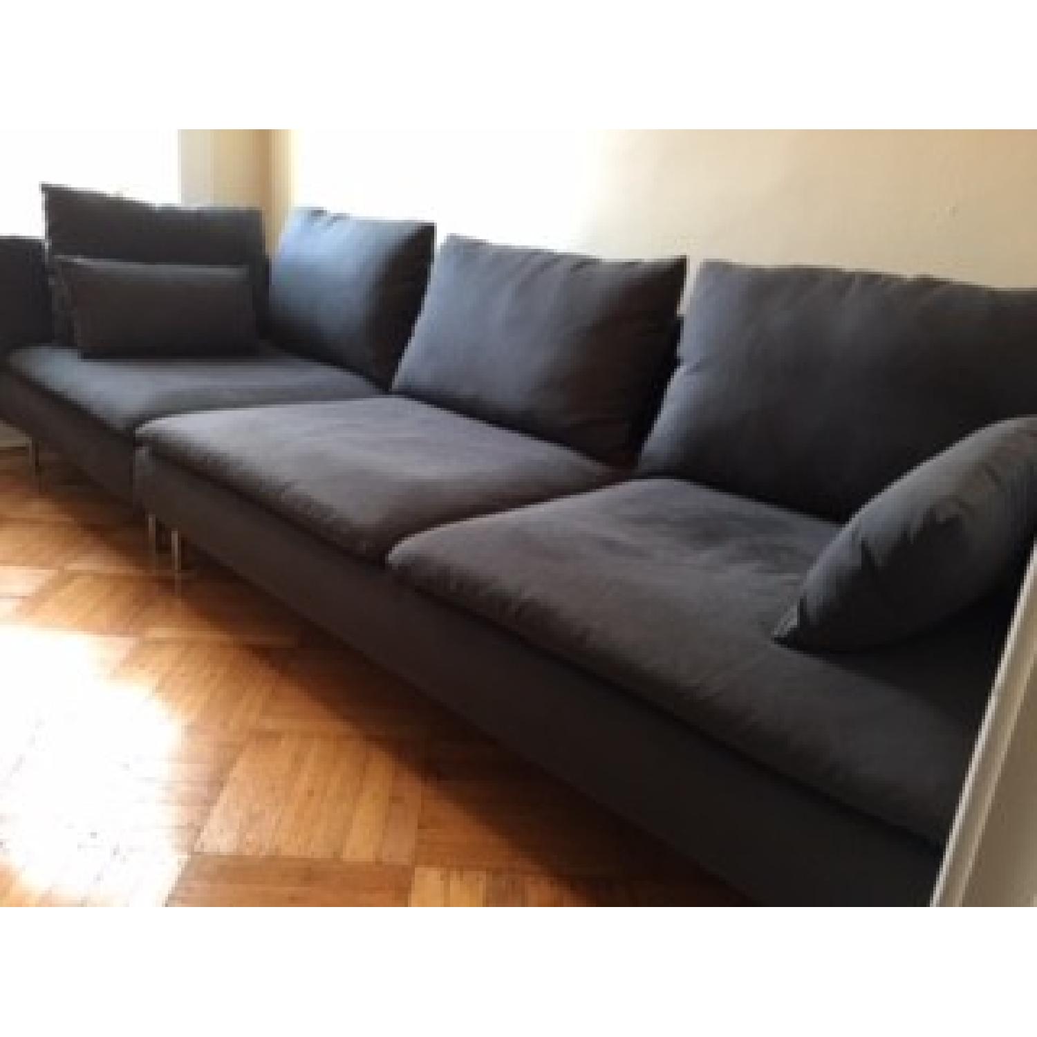 Ikea Soderhamn 2 Piece Sectional Couch w/ Corner Unit AptDeco