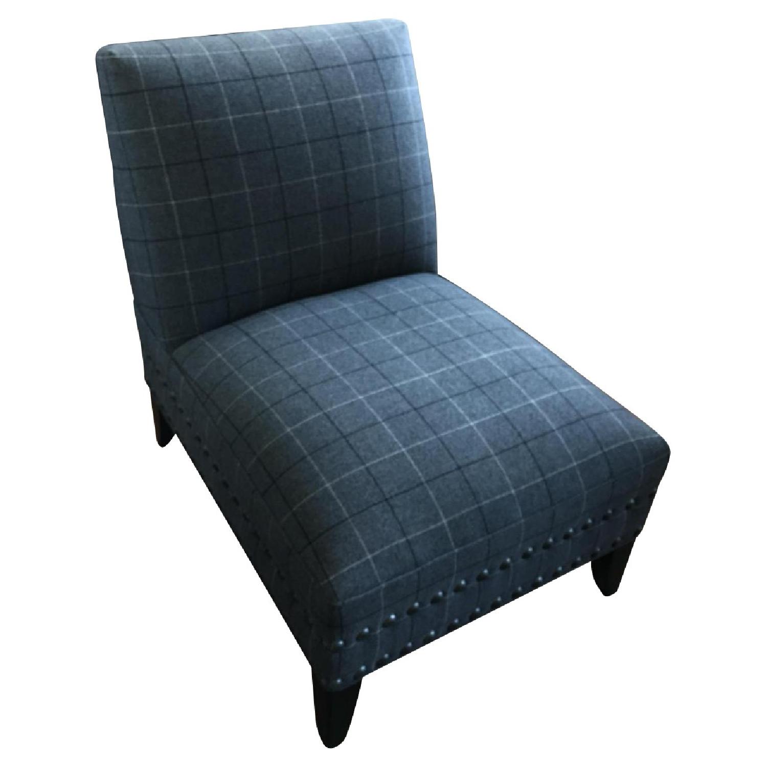 Arhaus Gray Couch + Slipper Chair - image-4