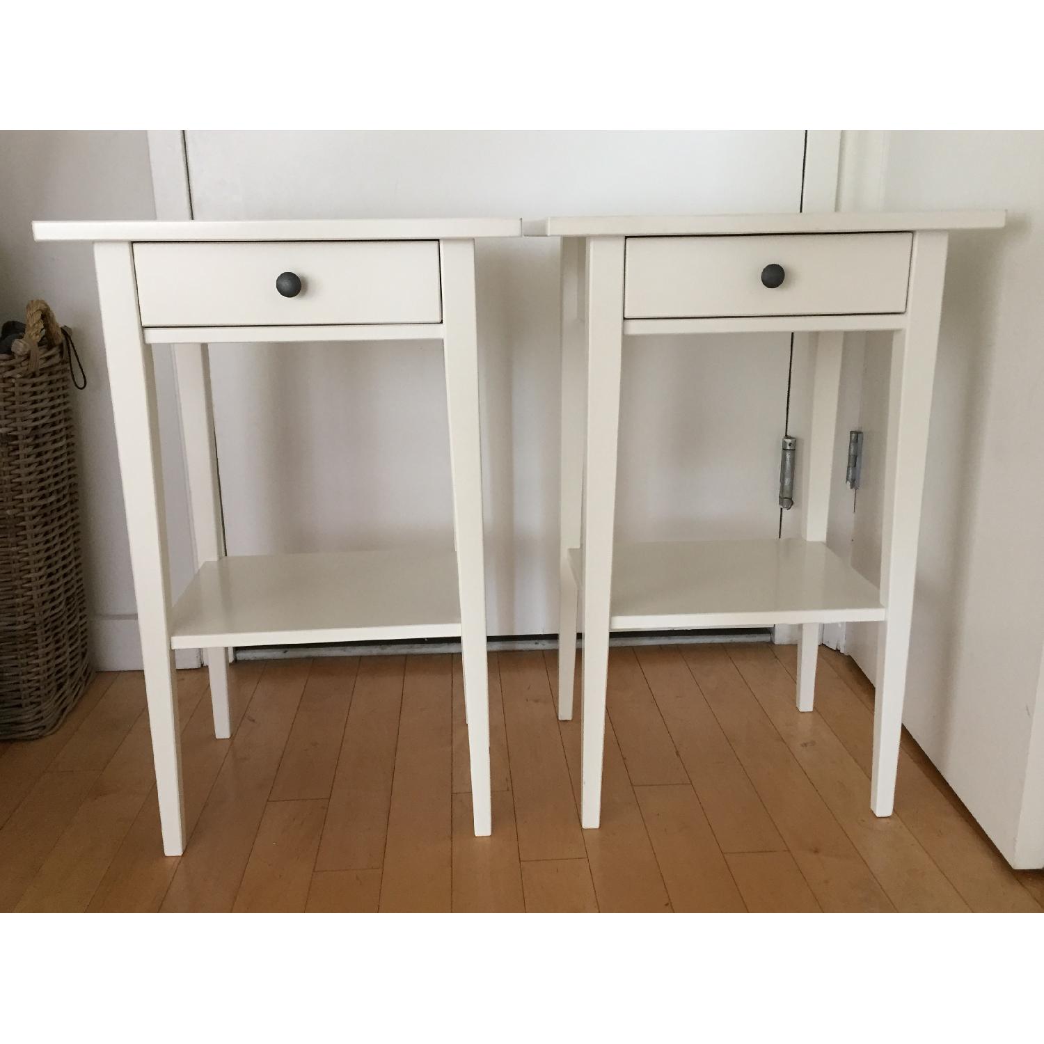 Ikea Hemnes White Nightstands - image-3