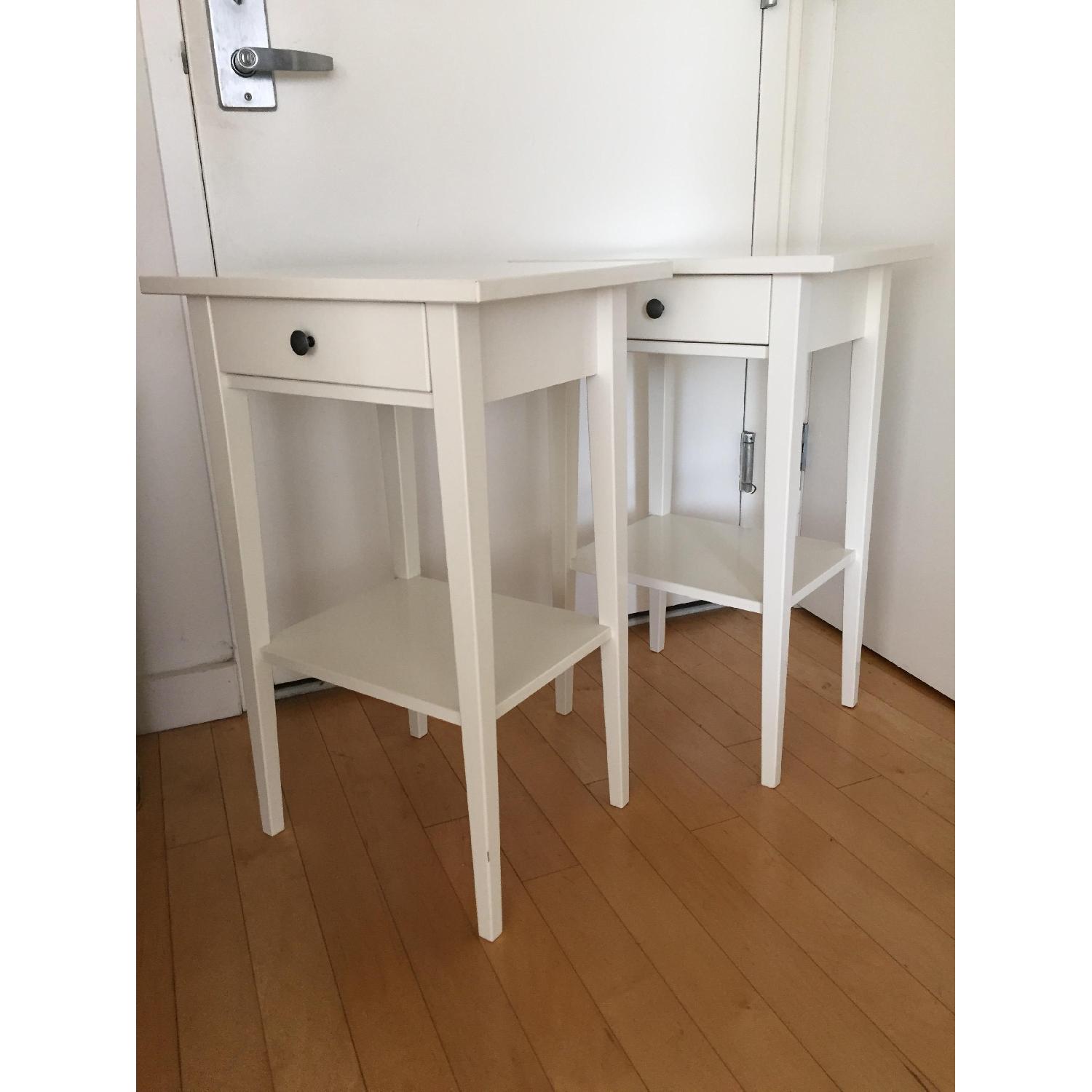 Ikea Hemnes White Nightstands - image-4