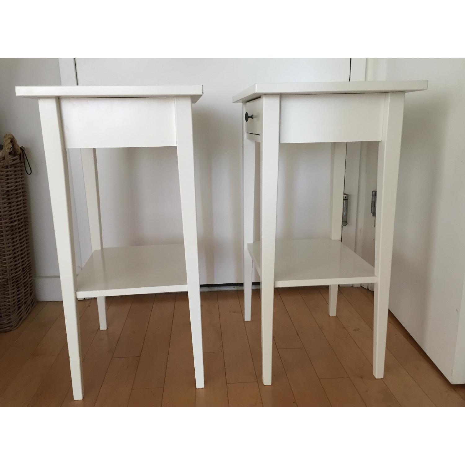 Ikea Hemnes White Nightstands - image-5
