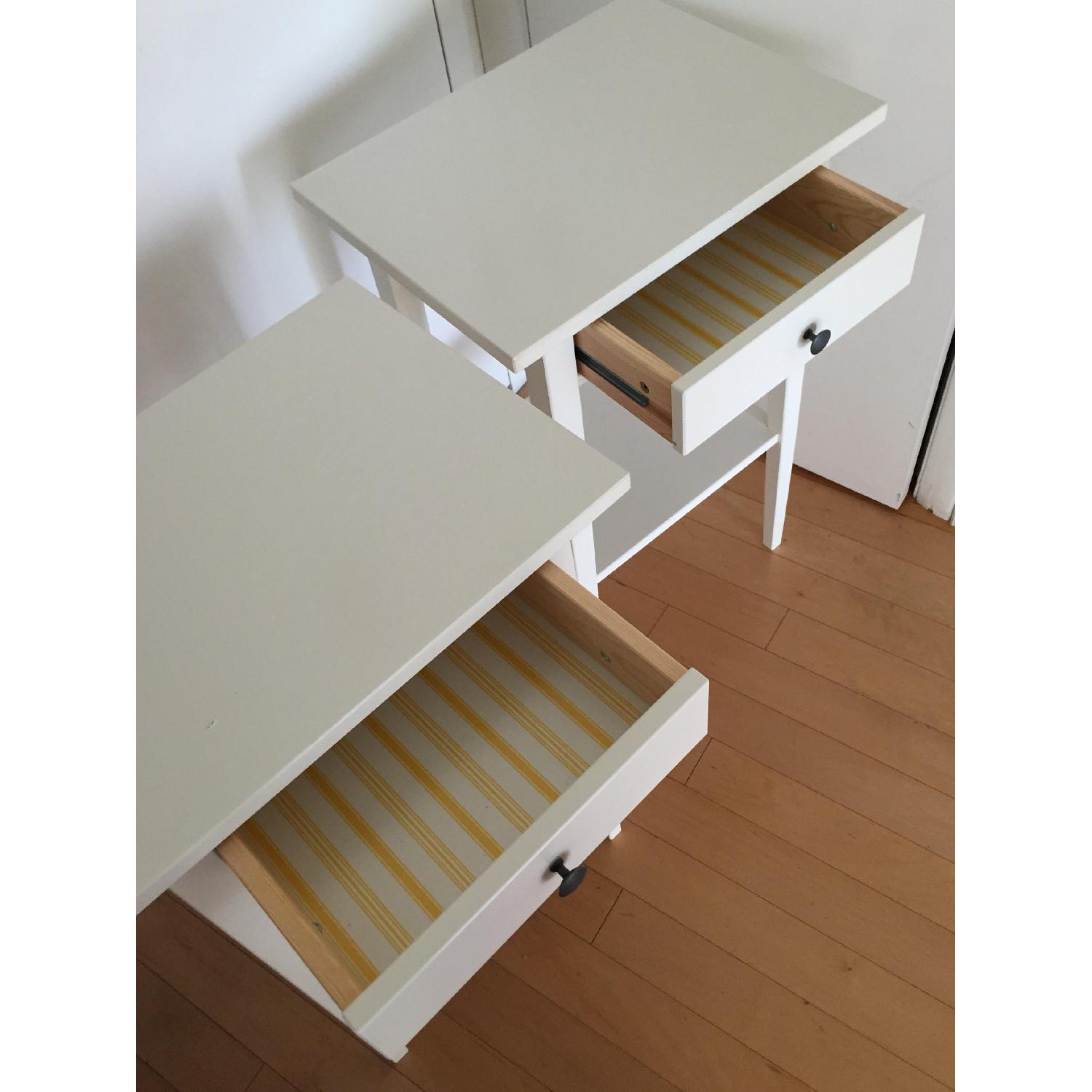 Ikea Hemnes White Nightstands - image-9