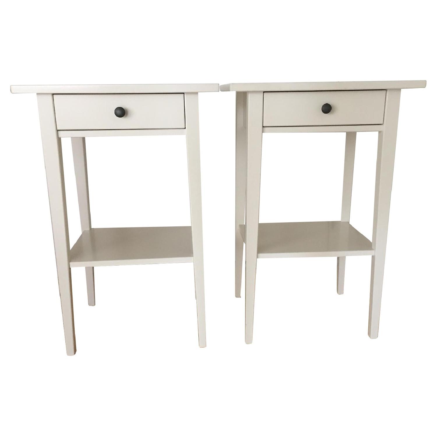 Ikea Hemnes White Nightstands AptDeco