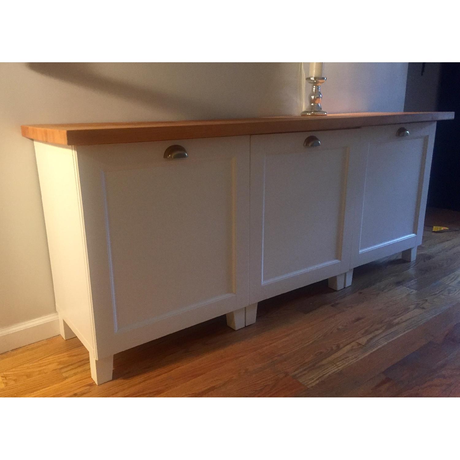 Ikea Butcher Block Topped Buffet - image-1