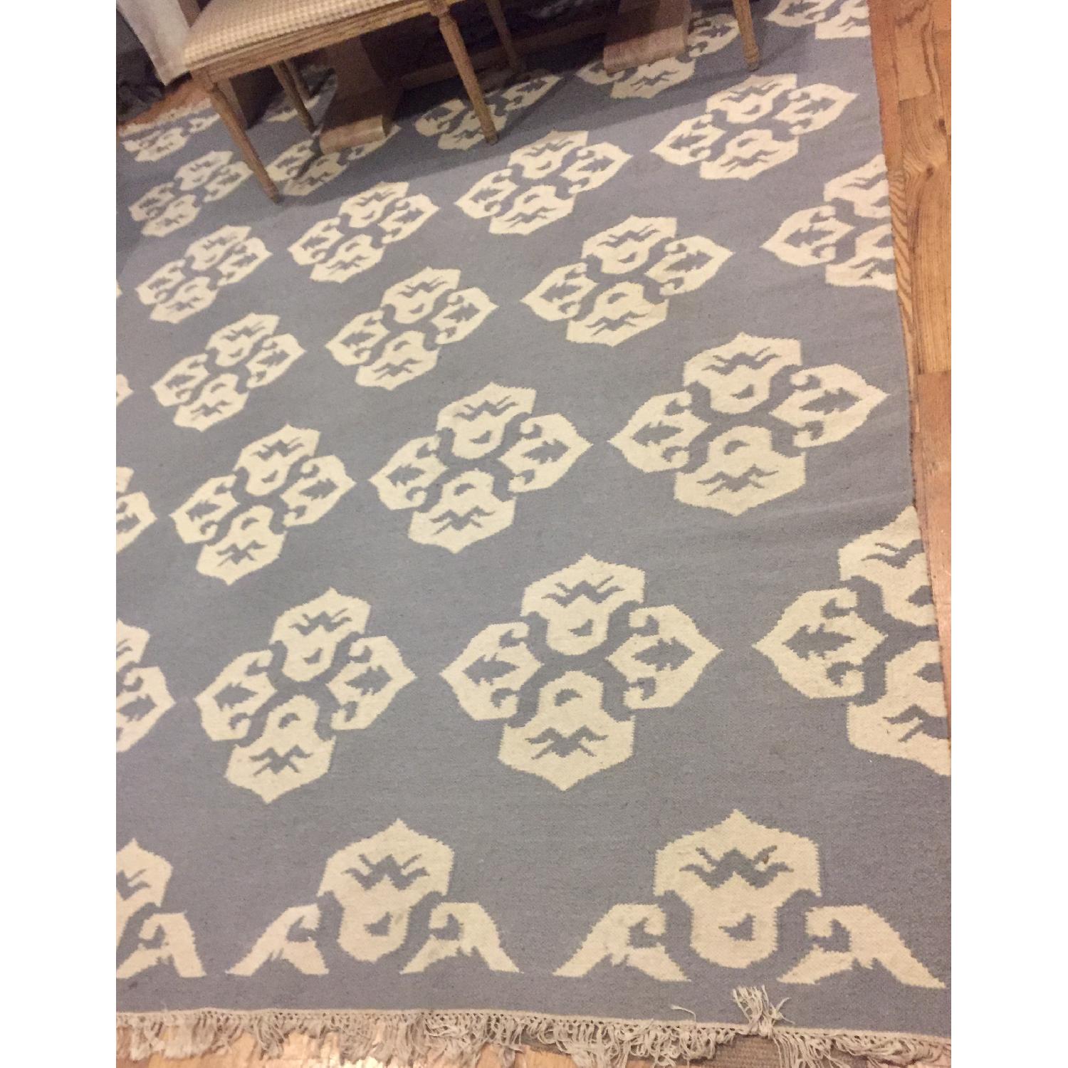 Wool Dhurrie Rug - image-1