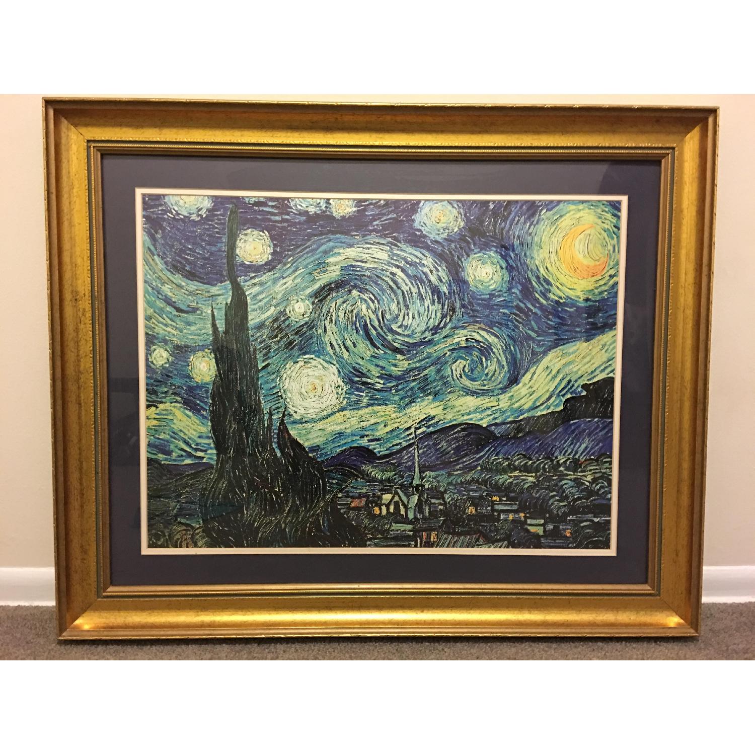 Vincent Van Gogh Framed Art Print - The Starry Night - image-2