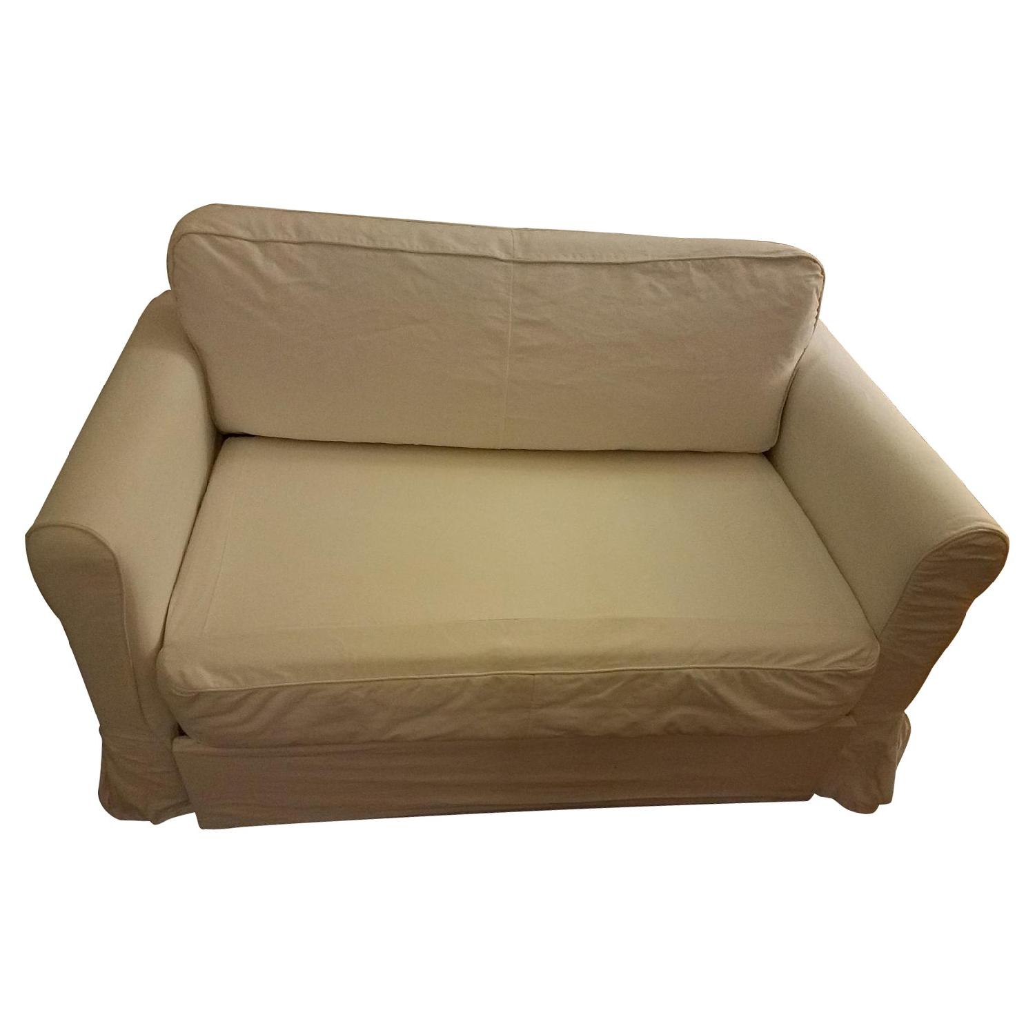 Ikea Hagalund Sleeper Loveseat AptDeco