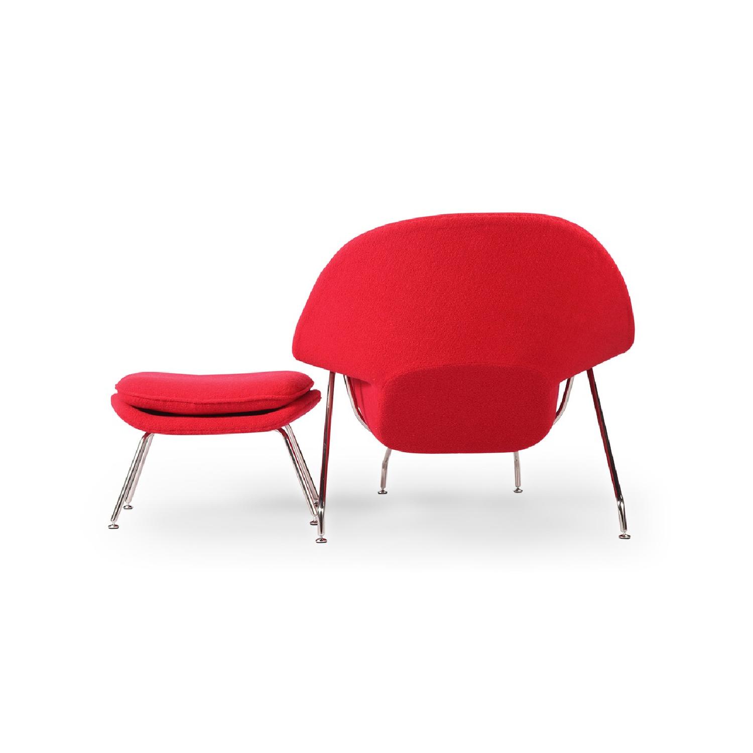 Womb Chair Replica in Red - image-3